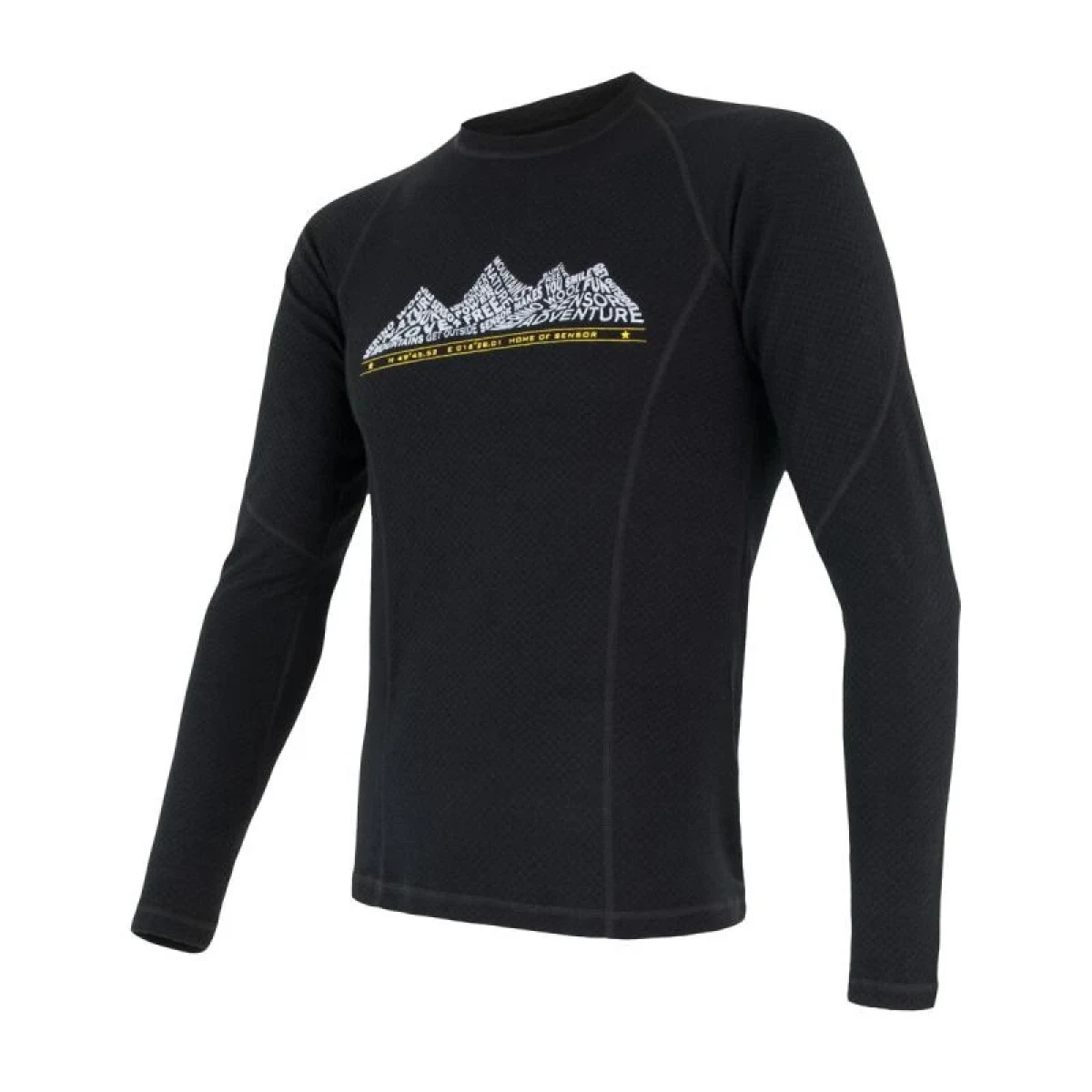 Sensor Merino Df Adventure Černá - Velikost: L | Barva: Čierna · záber 1