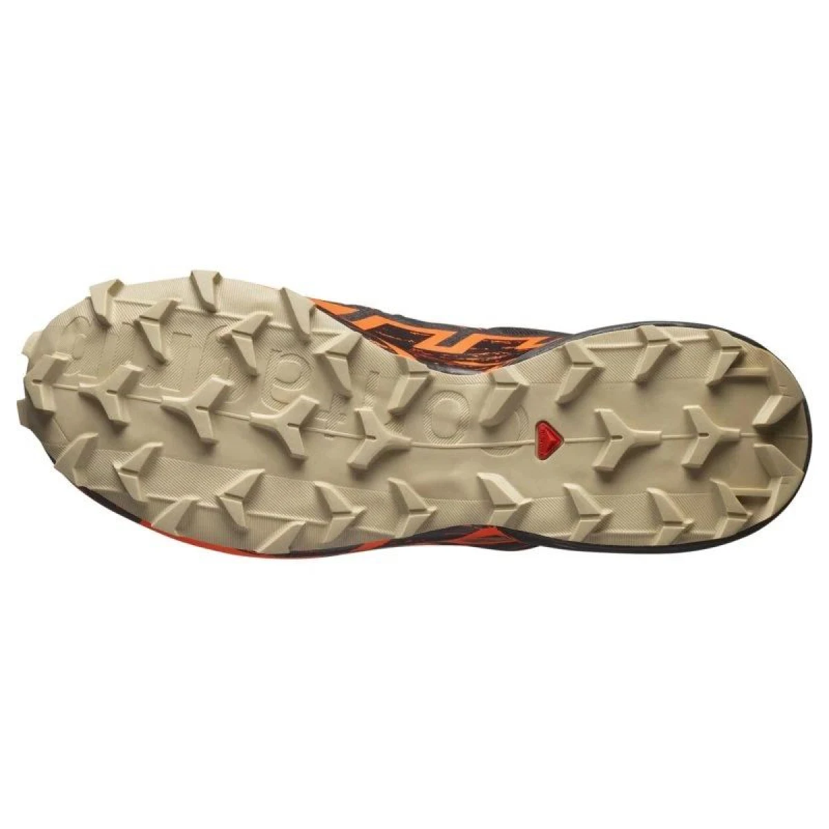 Pánska bežecká trailová obuv SALOMON Speedcross 6 GTX M black shocking orange white · záber 5