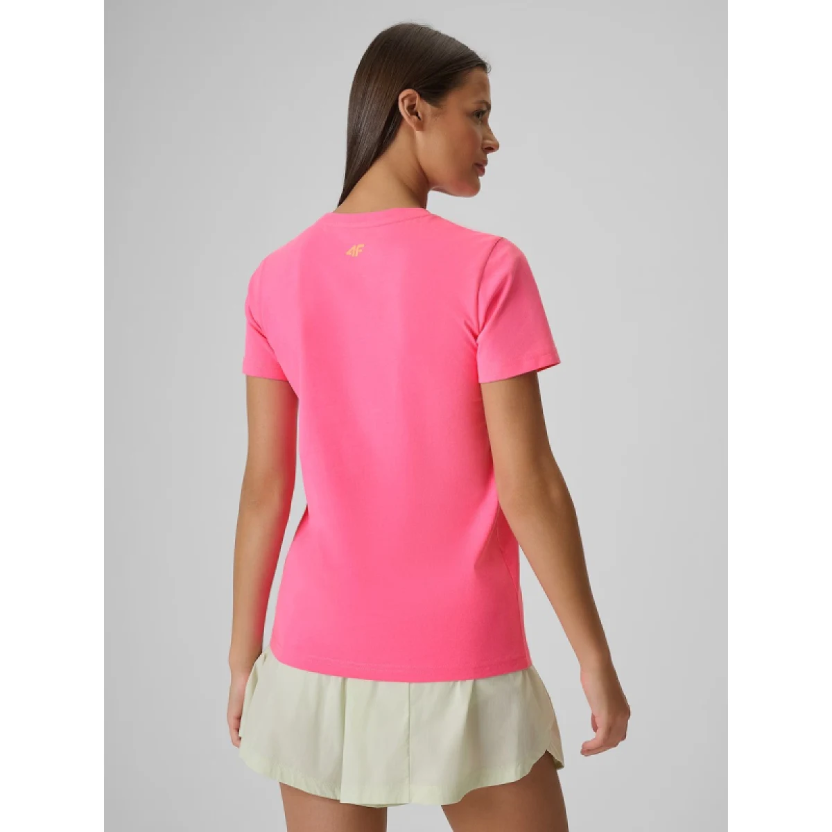 Dámské tričko s krátkým rukávem 4F TSHIRT F2718-55S-HOT PINK · záber 3