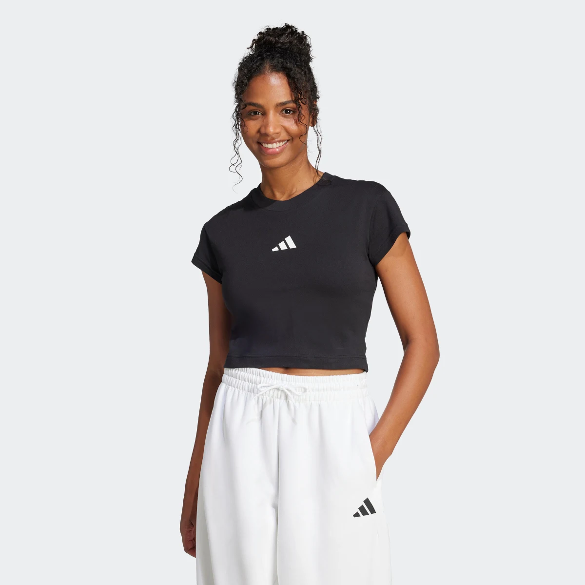 ADIDAS ADIDAS dámske tričko čierne XL · záber 1