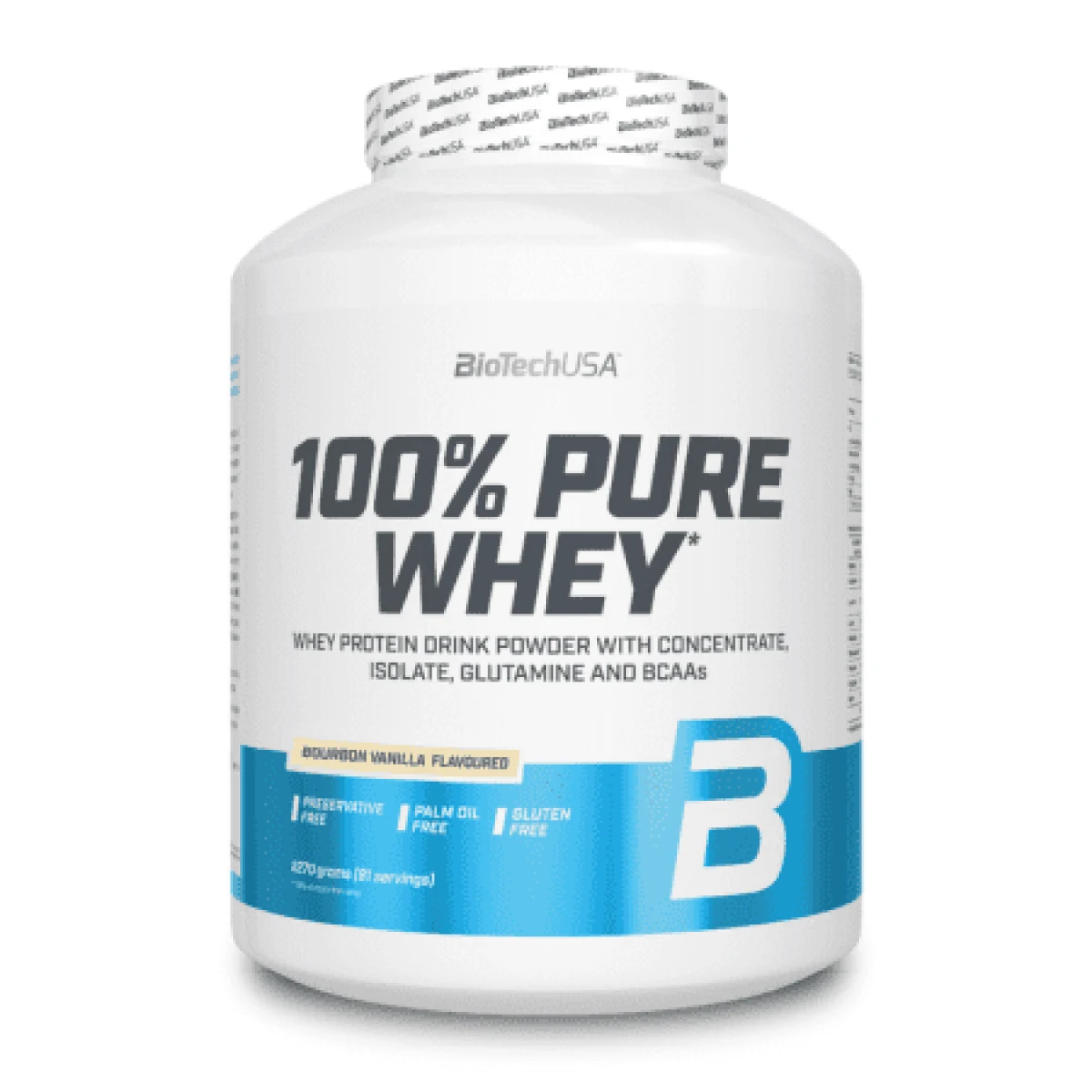 BioTechUSA 100% pure whey bourbon vanilka 1000 g · záber 2