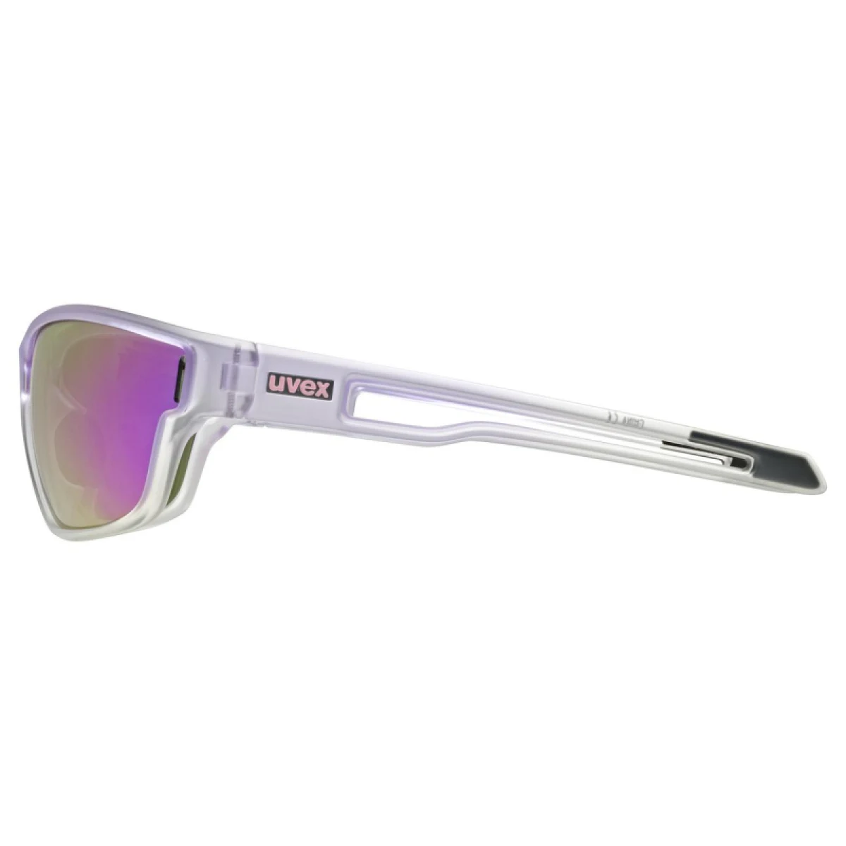 Cyklistické okuliare UVEX brýle Sportstyle 806 Purple Fade Mirror Purple · záber 2