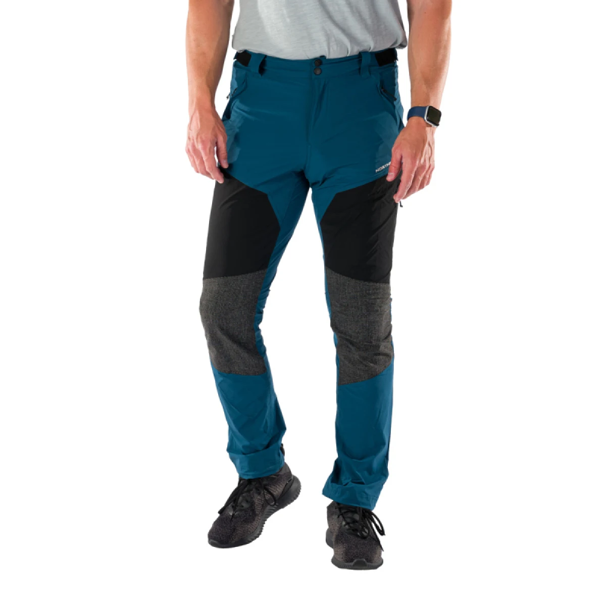 Pánske turistické nohavice NORTHFINDER SILVESTRE-630inkblueblack · záber 2