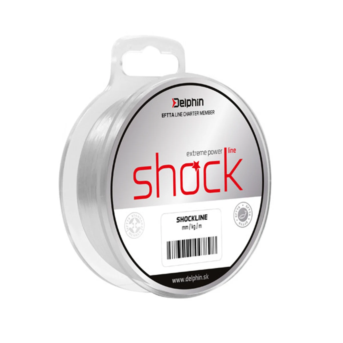 Šokový vlasec DELPHIN Shock Line priemer 0,70mm/ 28,6kg · záber 1