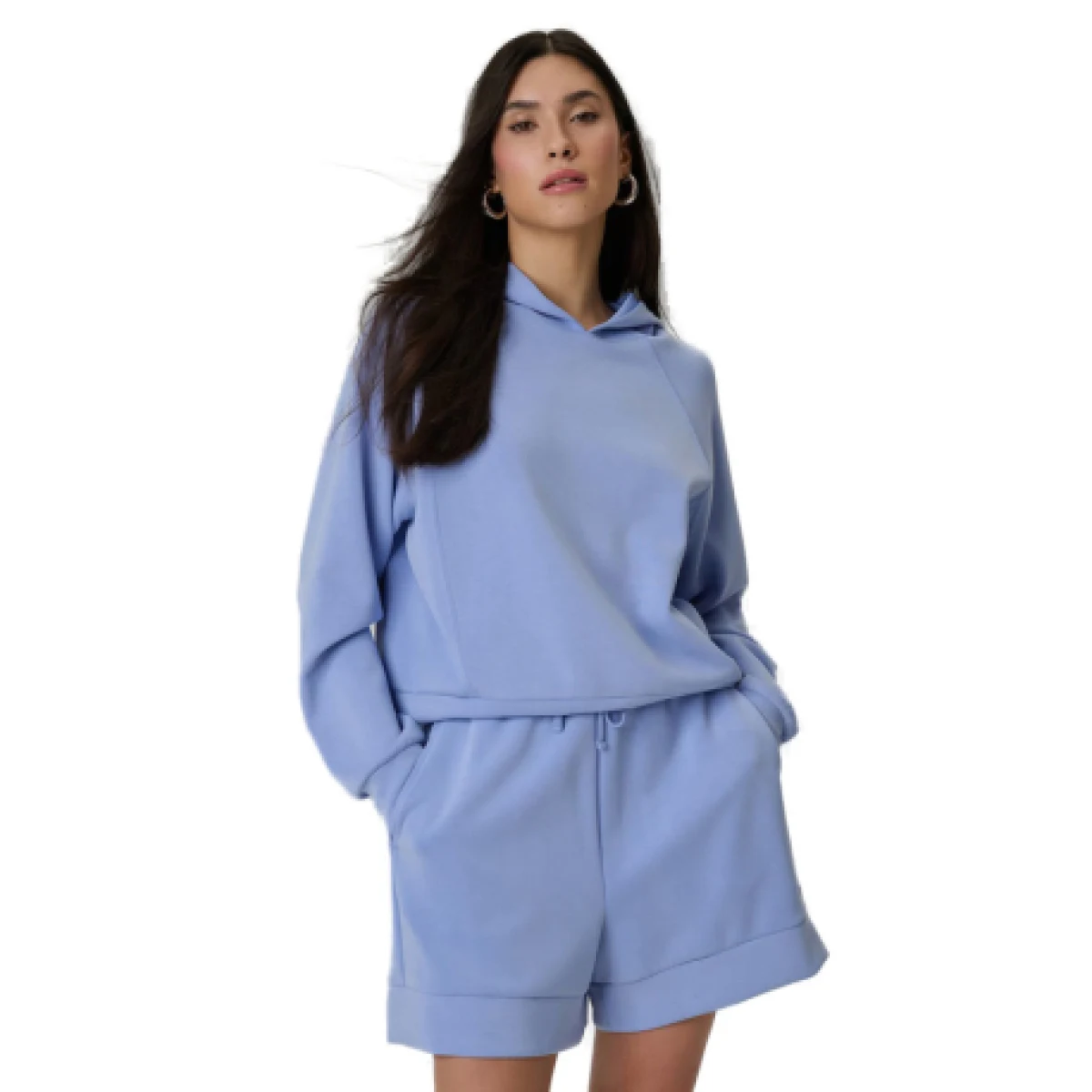 Dámska mikina s kapucňou 4F SWEATSHIRT F2183-32S-DENIM · záber 1