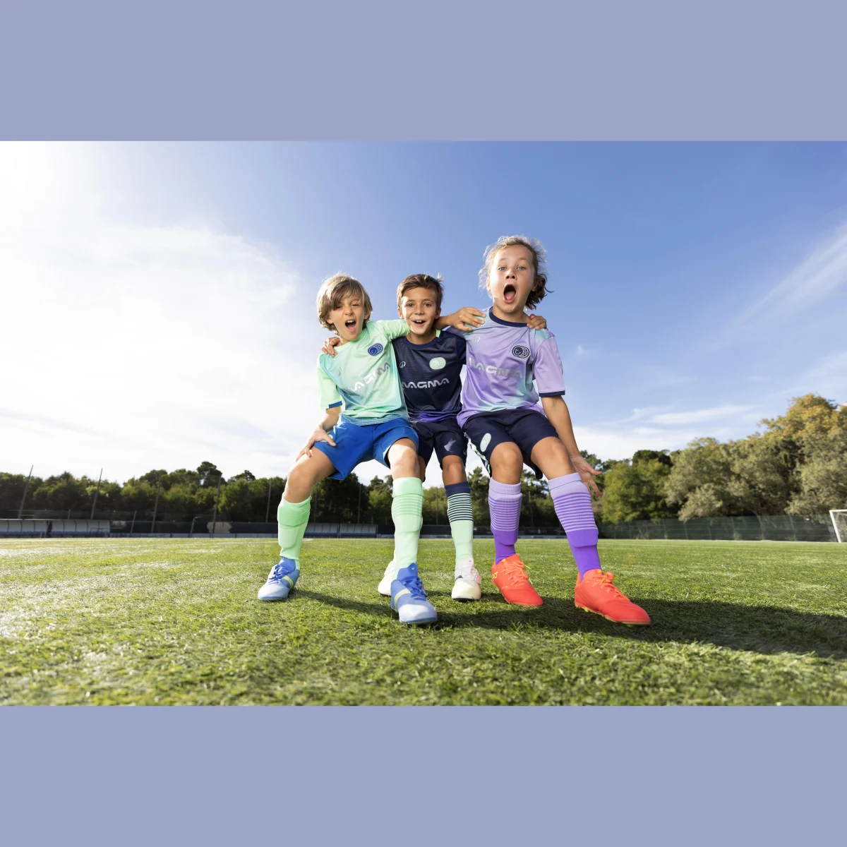 KIPSTA Detský futbalový dres VIRALTO KIDS Boreal tmavomodro-zelený 7-8 r (123-130 cm) · záber 2