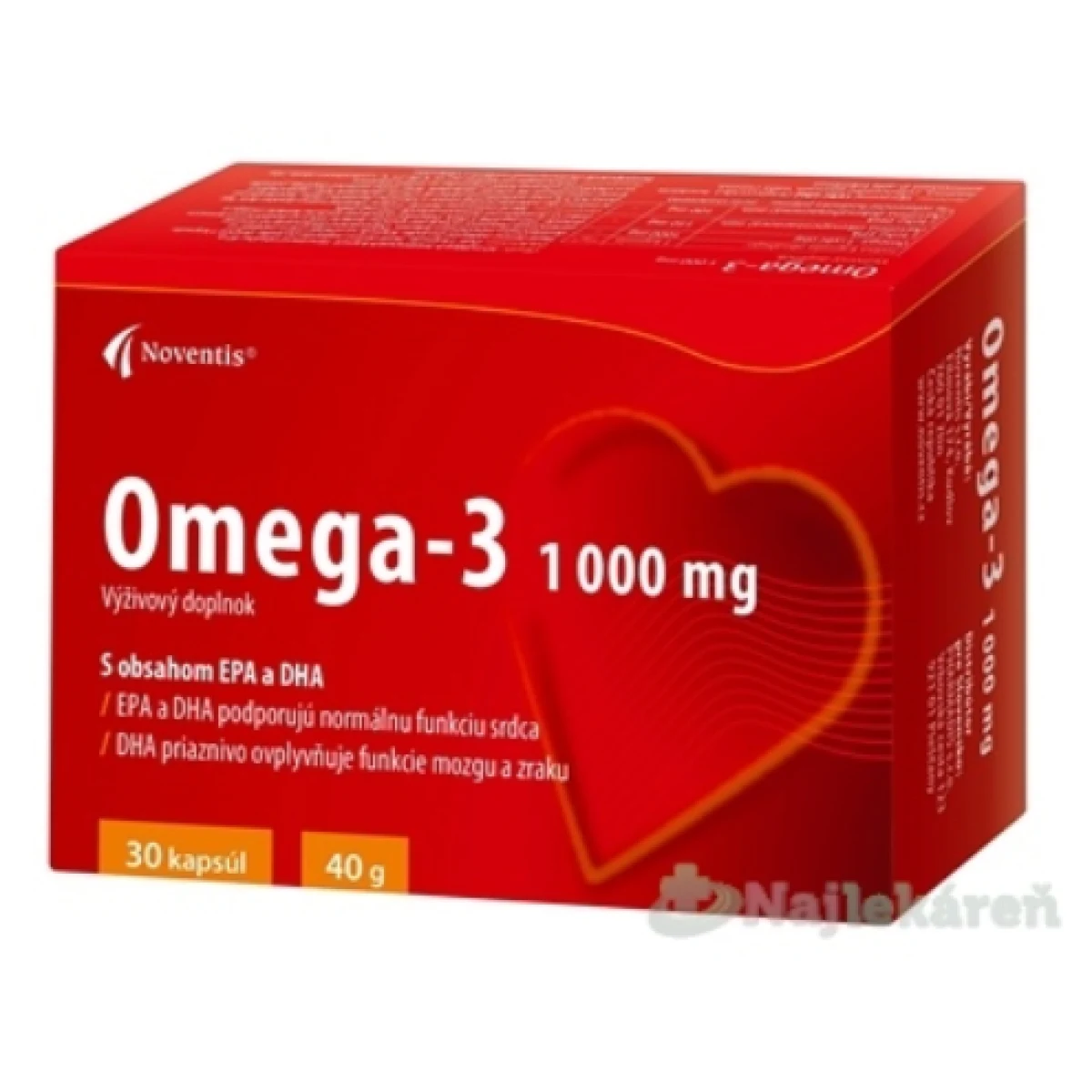 NOVENTIS Omega-3 1000 mg 30 kapsúl · záber 1