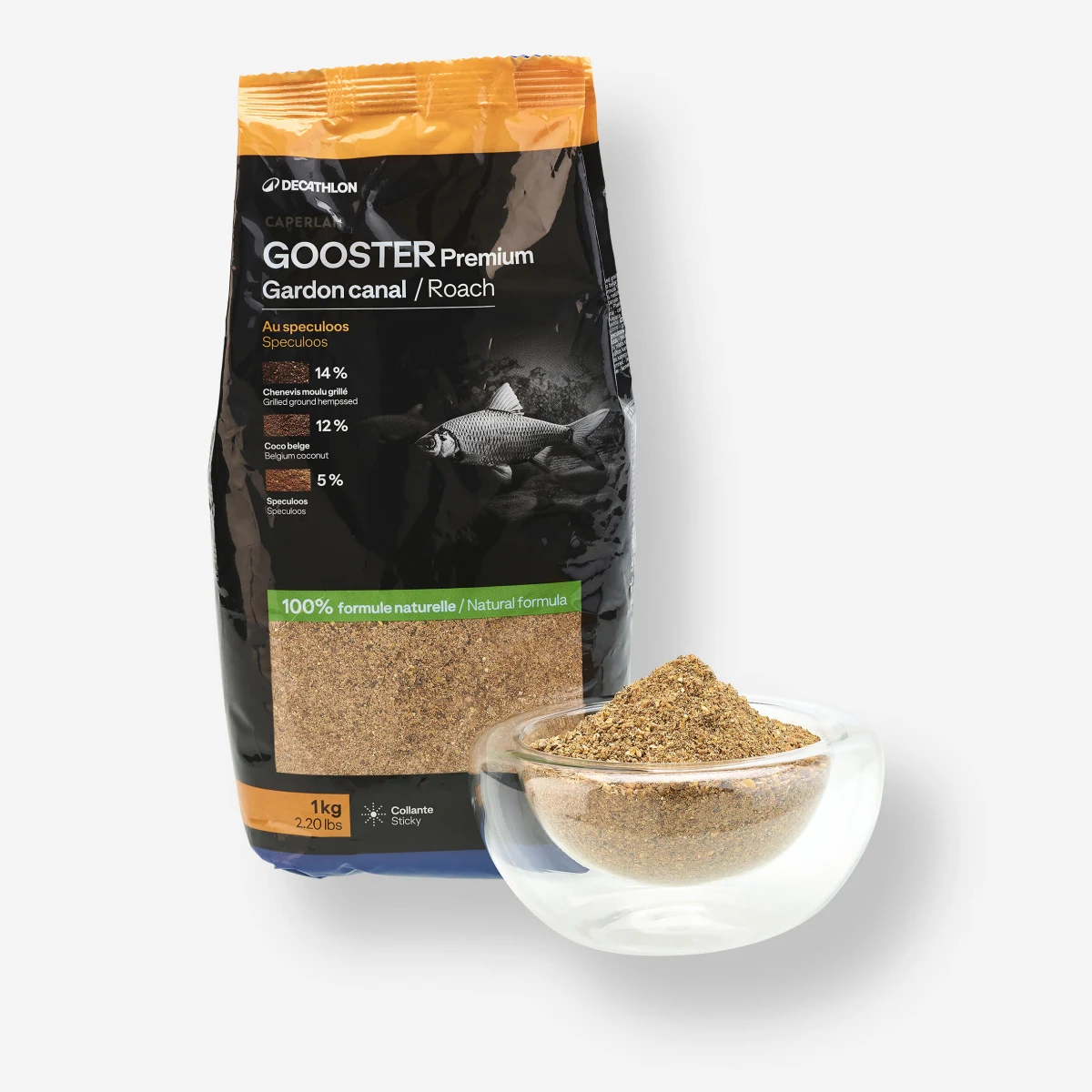 CAPERLAN Rybárska návnada Gooster premium gardon canal na lov plotíc na kanáli 1 kg 1kg · záber 1