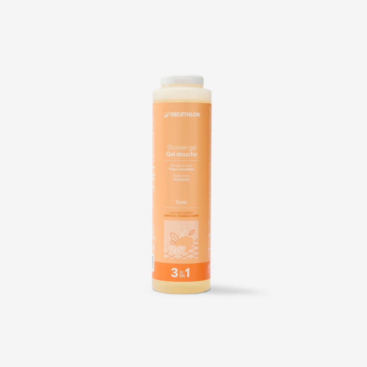 DECATHLON Osviežujúci sprchový gél proti chlóru 3 v 1 250 ml bez · záber 1