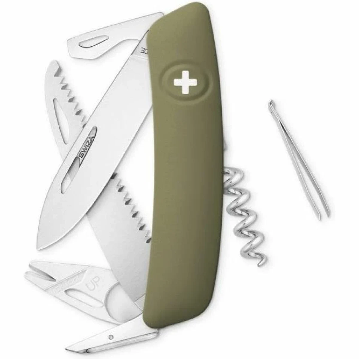 Swiza kapesní nůž TT05 Tick-Tool olive · záber 1