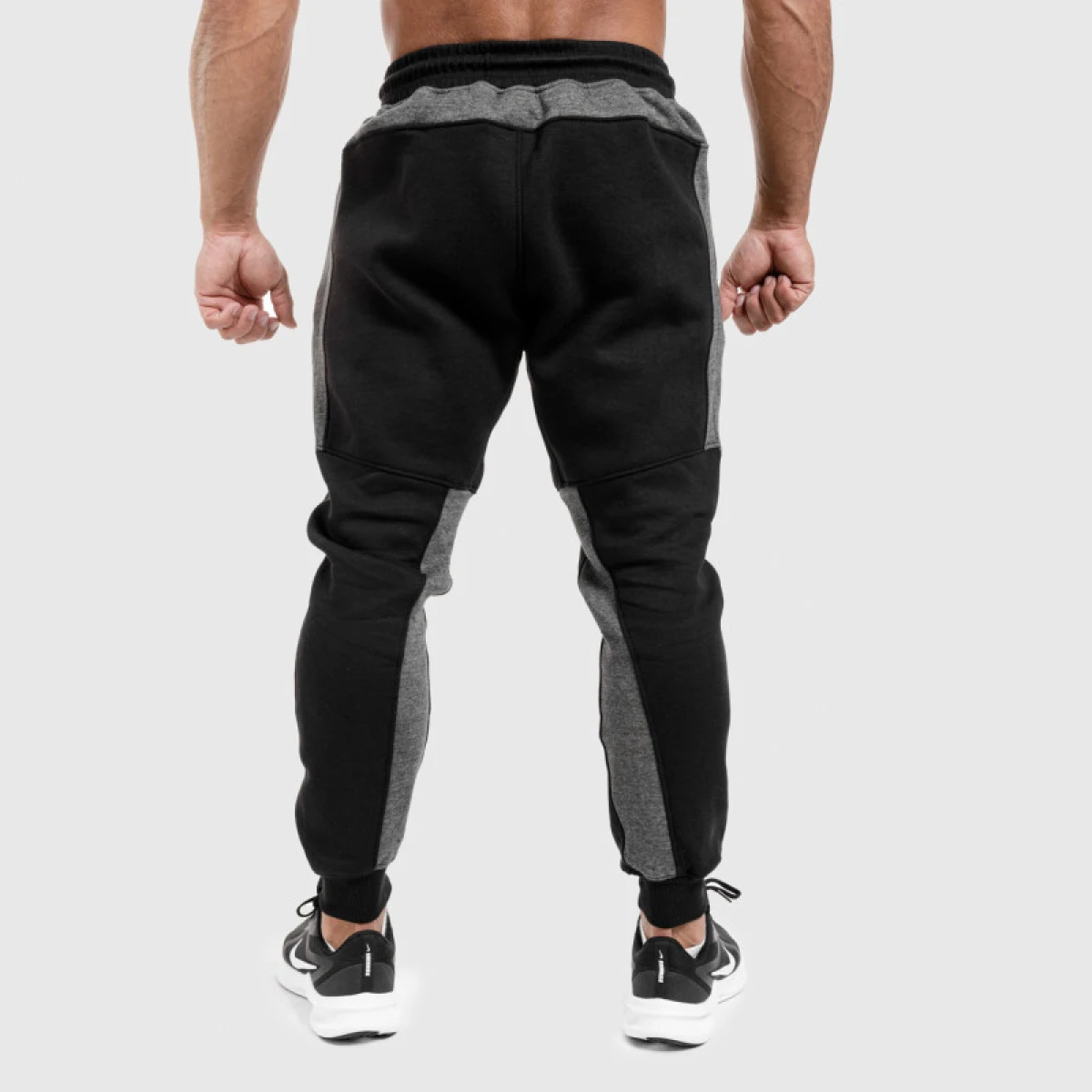 Jogger tepláky Iron Aesthetics ELEMENT, čierne · záber 3