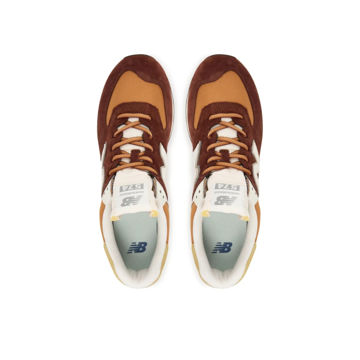 Pánska vychádzková obuv NEW BALANCE U574MRR M brown dull orange · záber 3