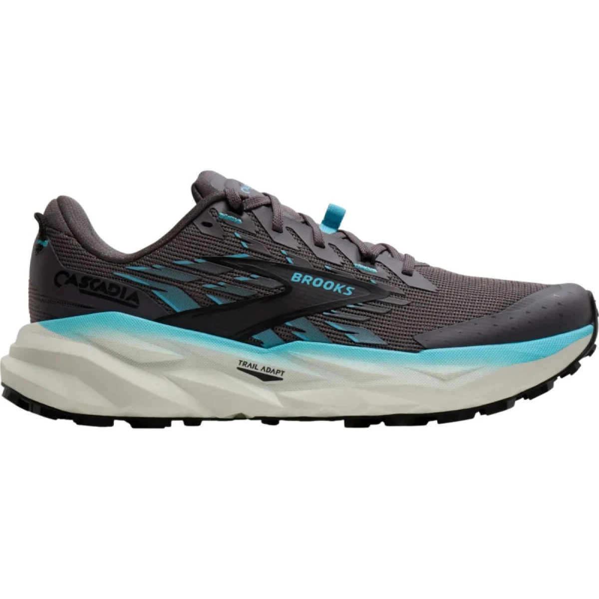 Dámska bežecká trailová obuv BROOKS Cascadia 19 W rabbit black bluefish · záber 2