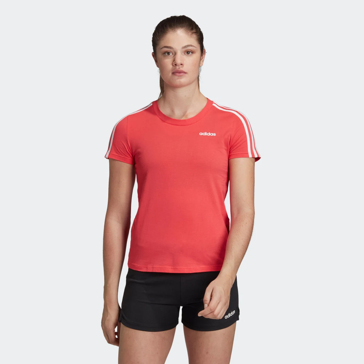 ADIDAS Dámske tričko na cvičenie ružové XL · záber 1