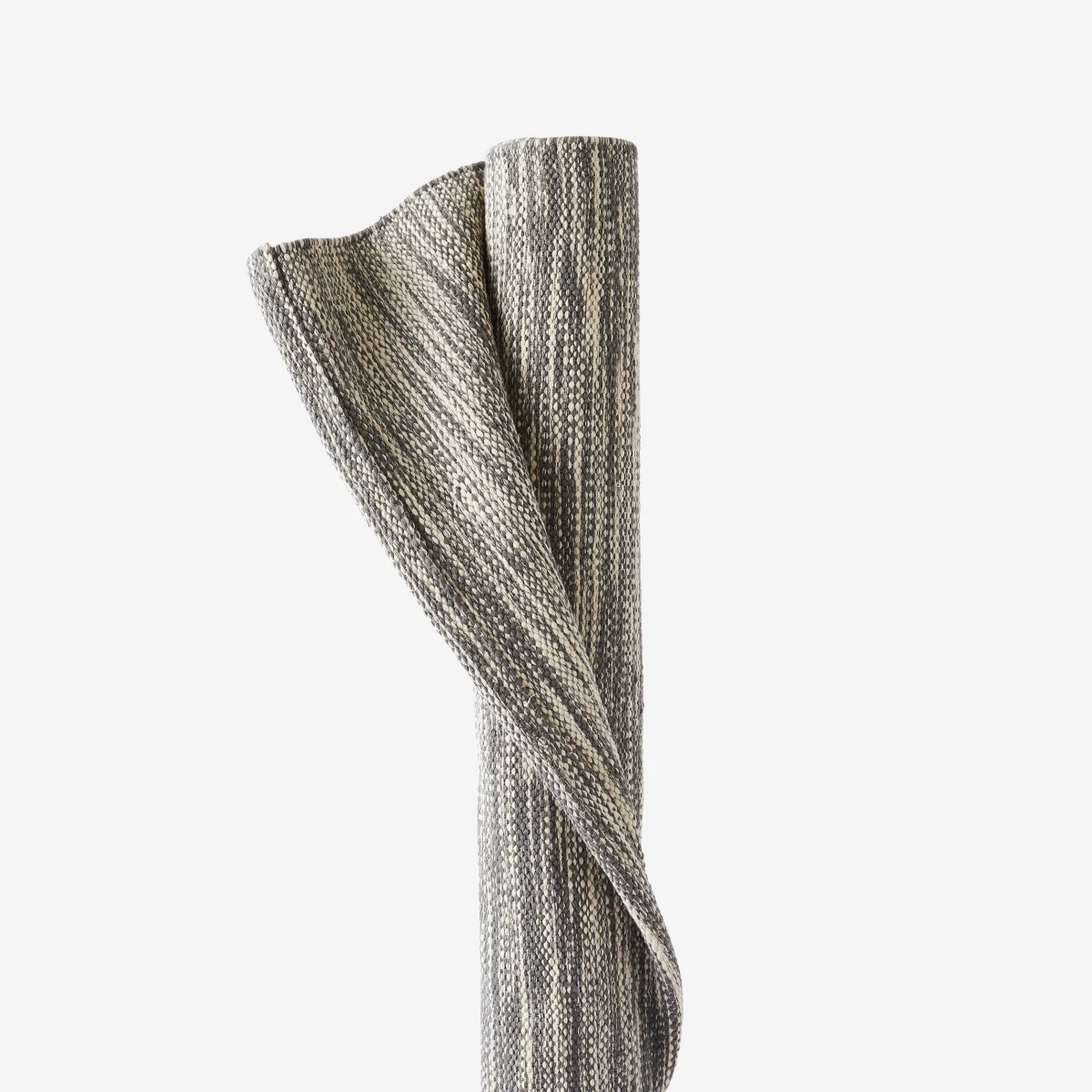 KIMJALY Vrchná podložka / koberček na jogu 183 cm x 68 cm x 4 mm bavlna melírovaná sivá bez · záber 2