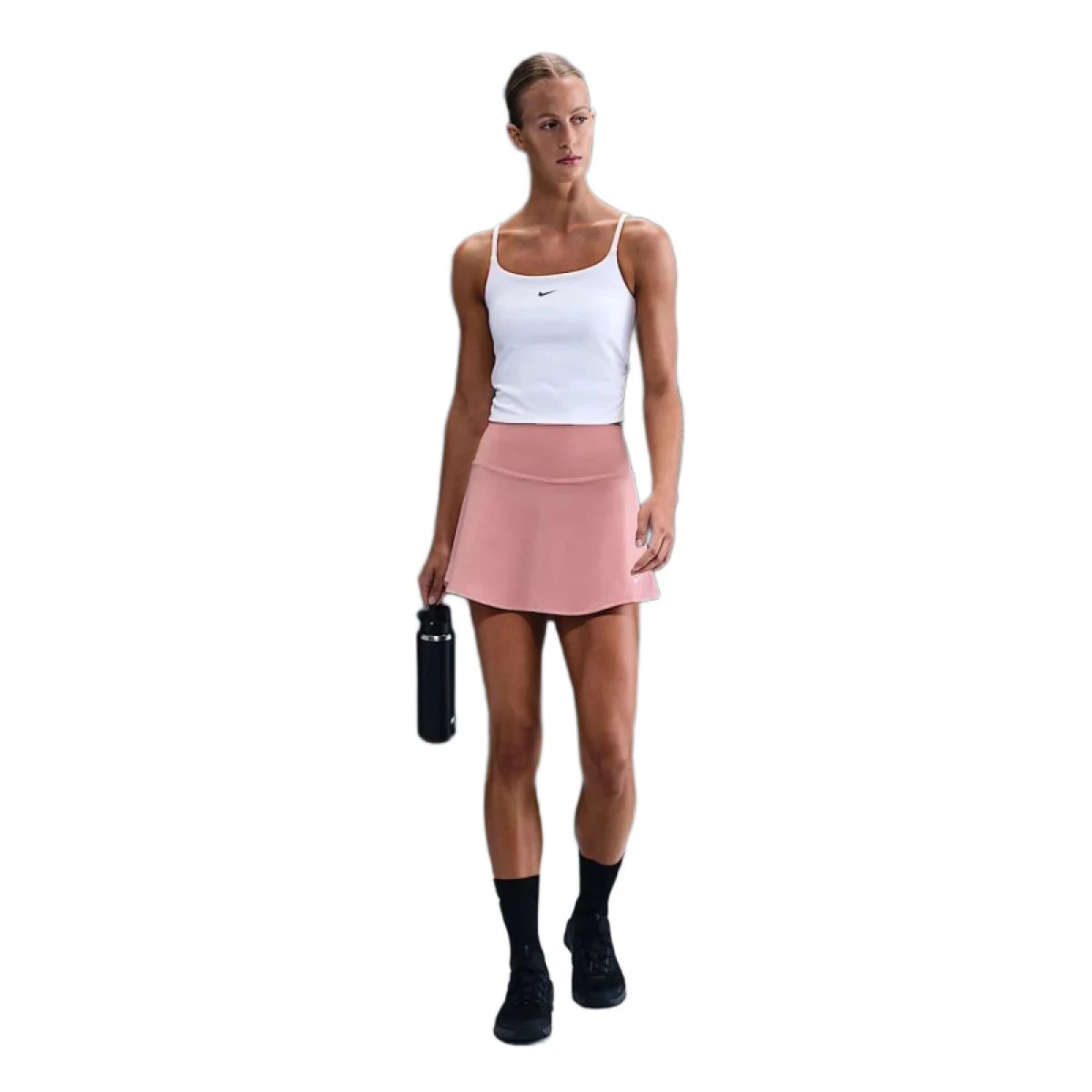 Dámske tréningové tielko NIKE W NK ONE DF TANK CPSL SPD WHITE BLACK · záber 4