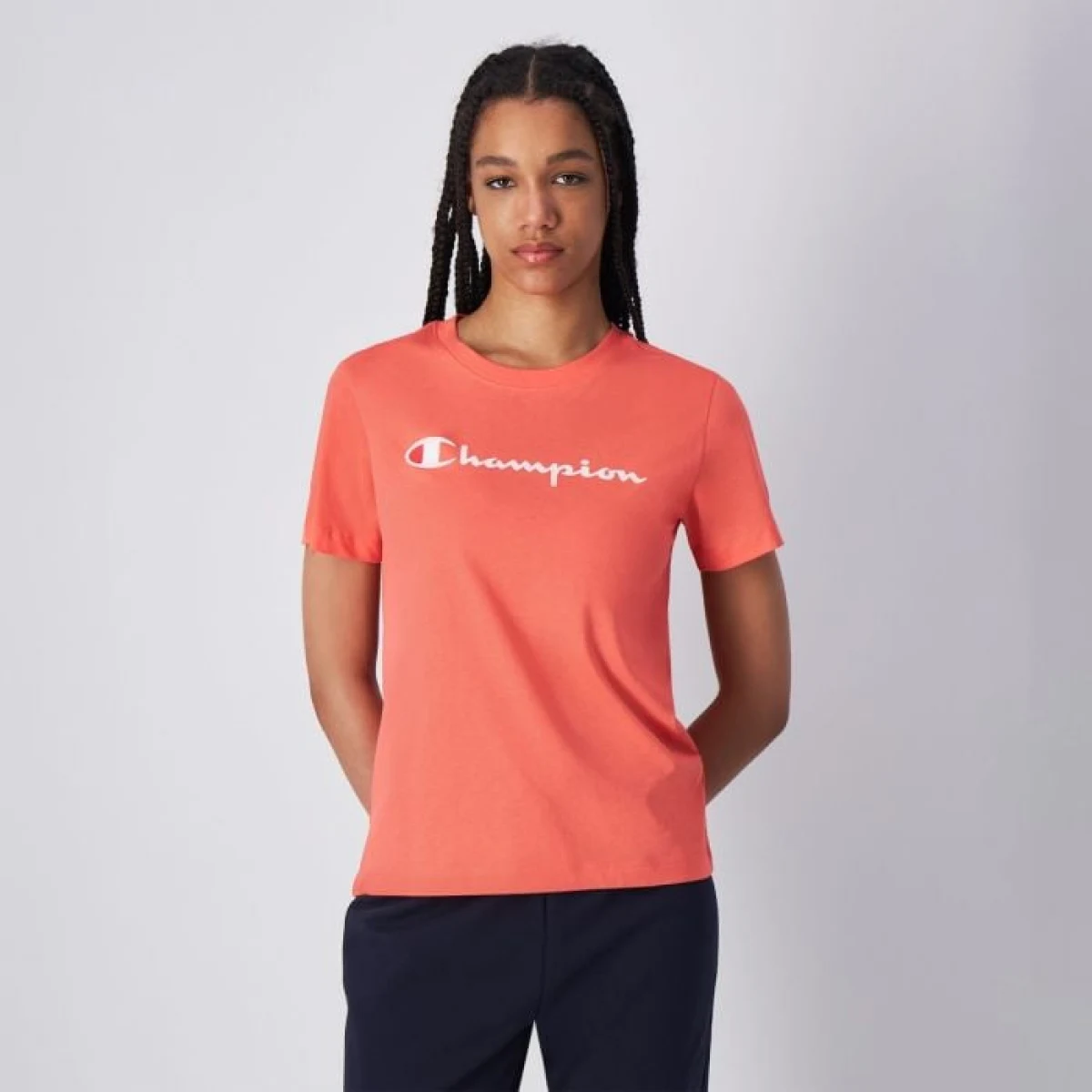 Champion Dámske tričko Big Logo Jersey White SS · záber 3