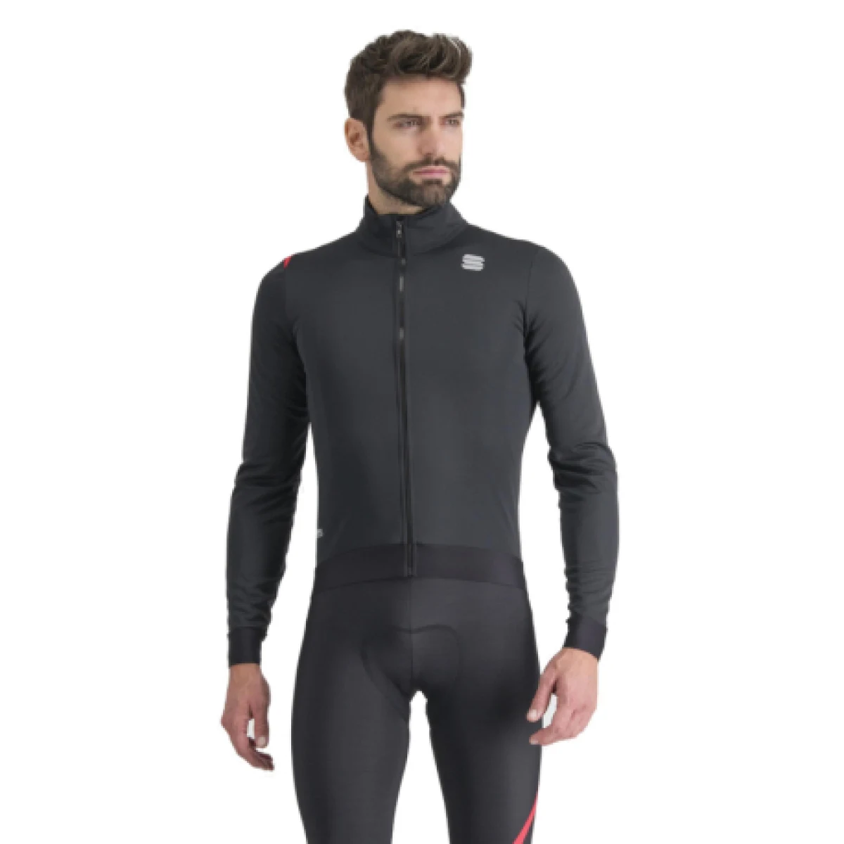 Pánská cyklistická bunda SPORTFUL Fiandre pro medium jacket, black · záber 1