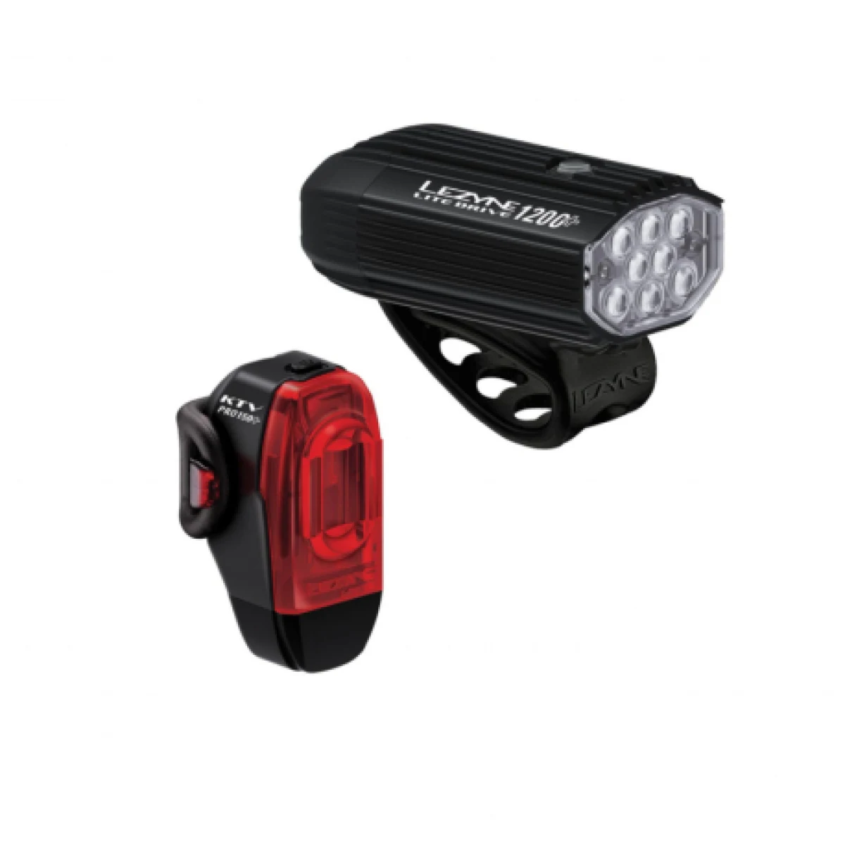 Světlo na kolo LEZYNE LITE DRIVE 1200+ KTV DRIVE PRO+ PAIR · záber 1