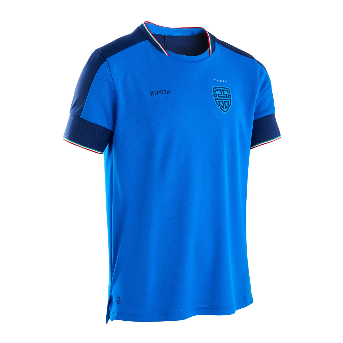 KIPSTA Detský futbalový dres FF500 Taliansko 2024 5-6 r (113-122 cm) · záber 1
