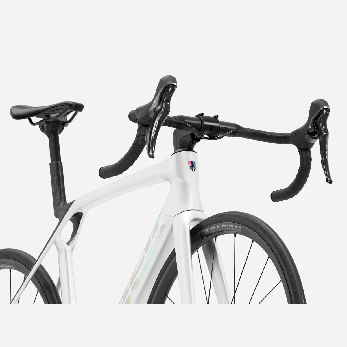 Trek Madone SL 5 Gen 8 Gloss Crystal White/matte Deep Smoke 2026 - Velikost: M, L · záber 5