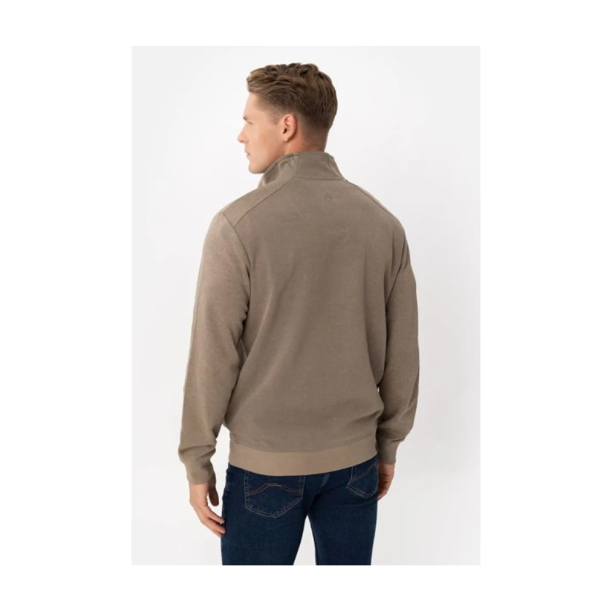 Pánska mikina so zipsom VOLCANO B-WILL-102-BEIGE · záber 3