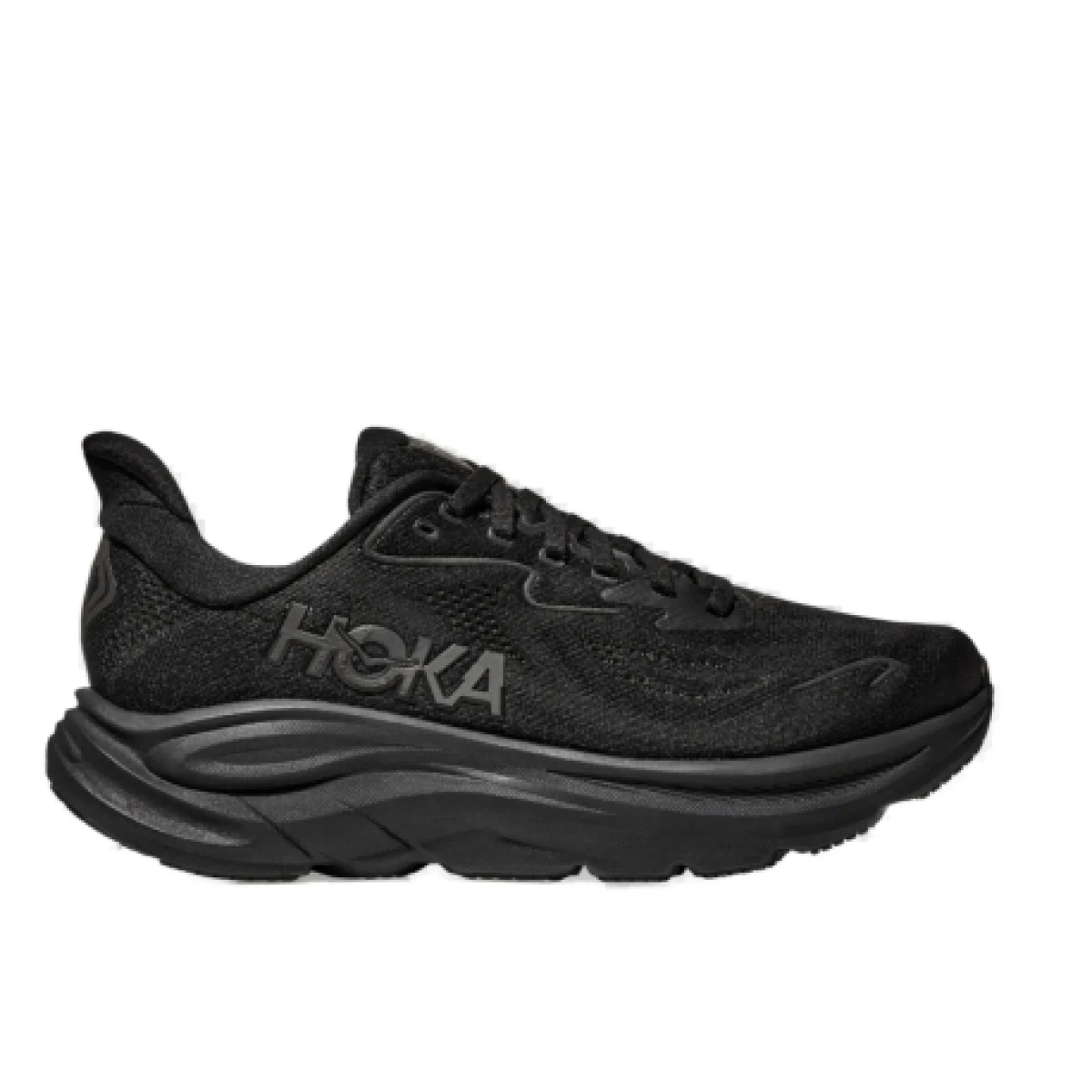 Pánská běžecká obuv HOKA Clifton 10 Wide M black black · záber 1