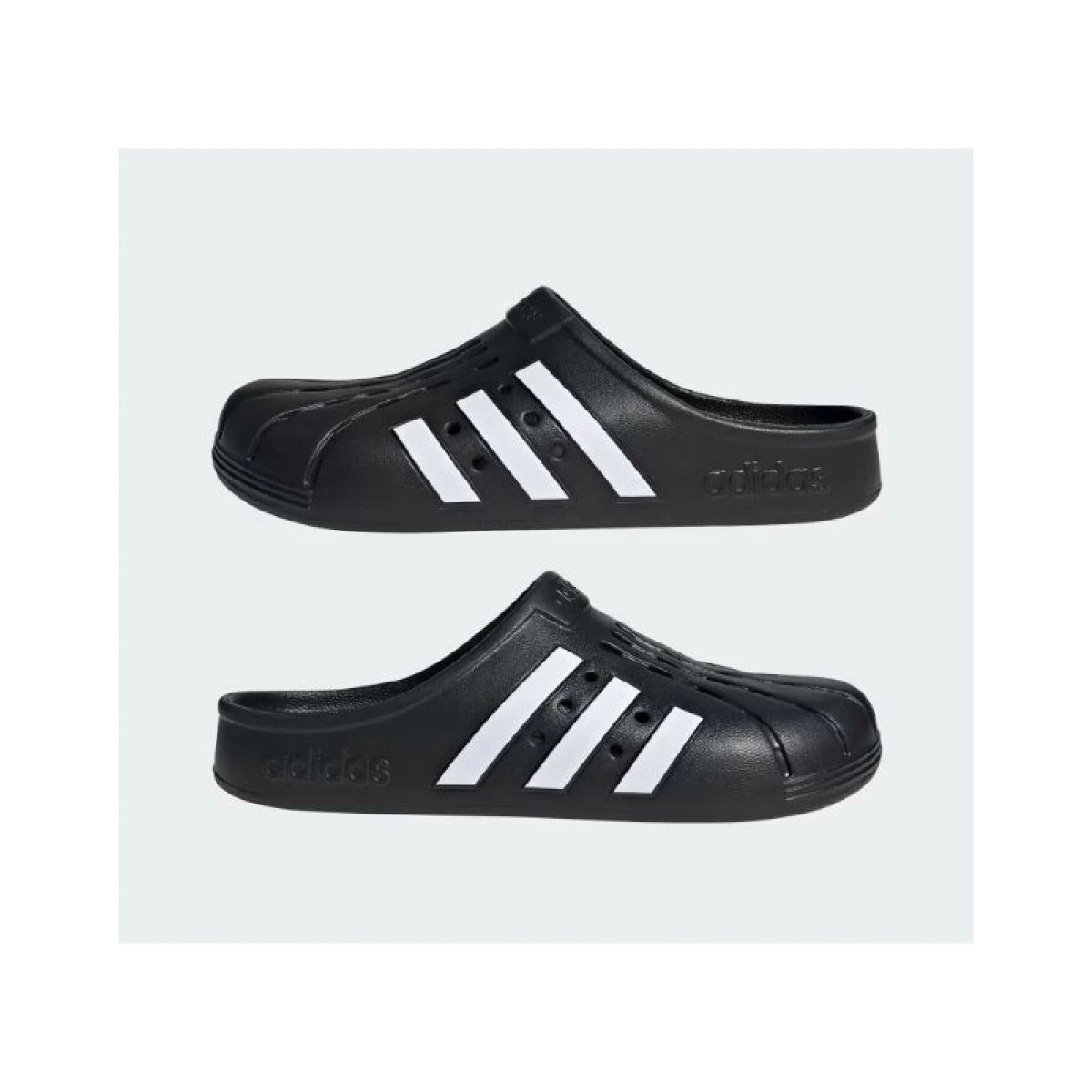 Pánské pantofle (plážová obuv) ADIDAS Adilette Clog M core black cloud white core black · záber 4