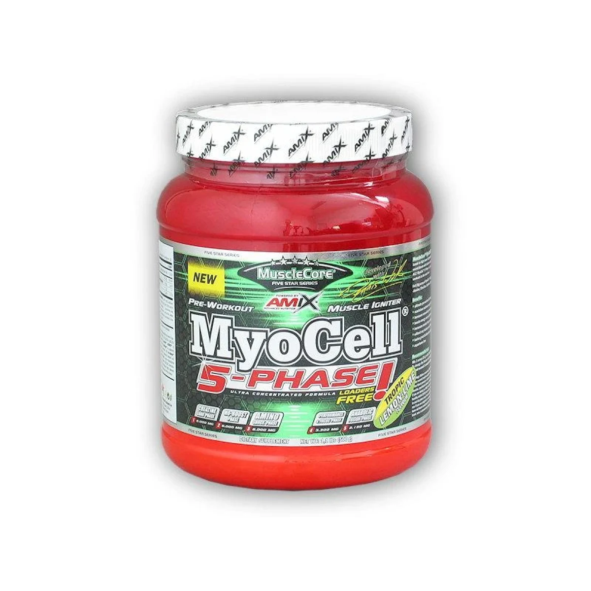 Amix MuscLe Core Five Star Series MyoCell 5-PHASE 500g · záber 1