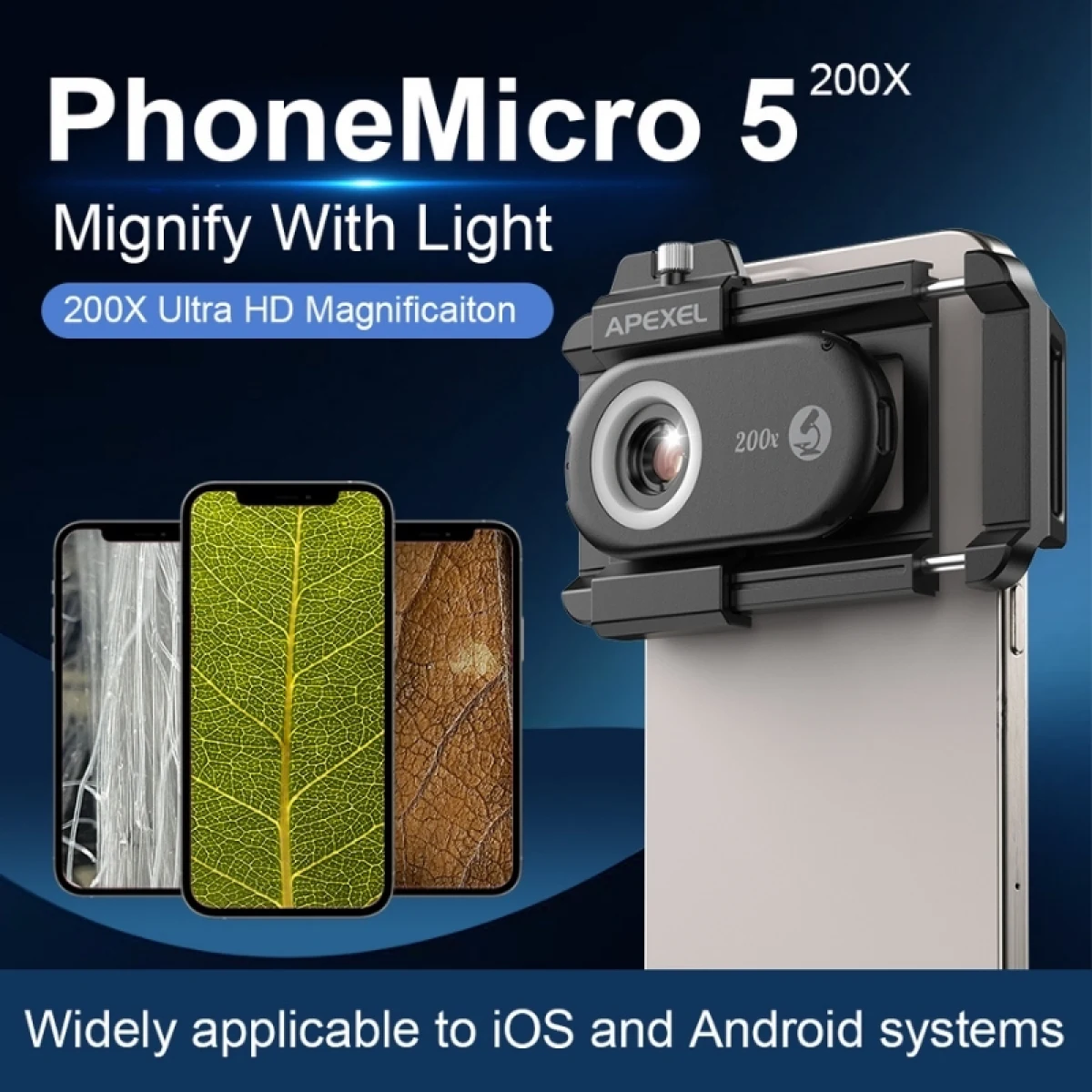 Apexel Apexel 200x Micro Lens · záber 4