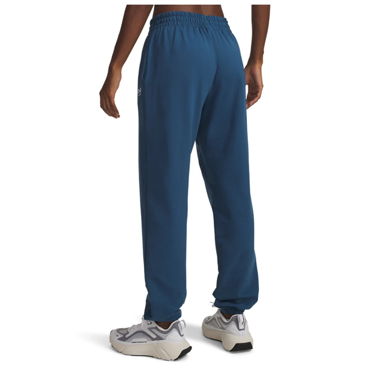 Dámske tepláky UNDER ARMOUR Sport Terry Jogger-BLU · záber 2