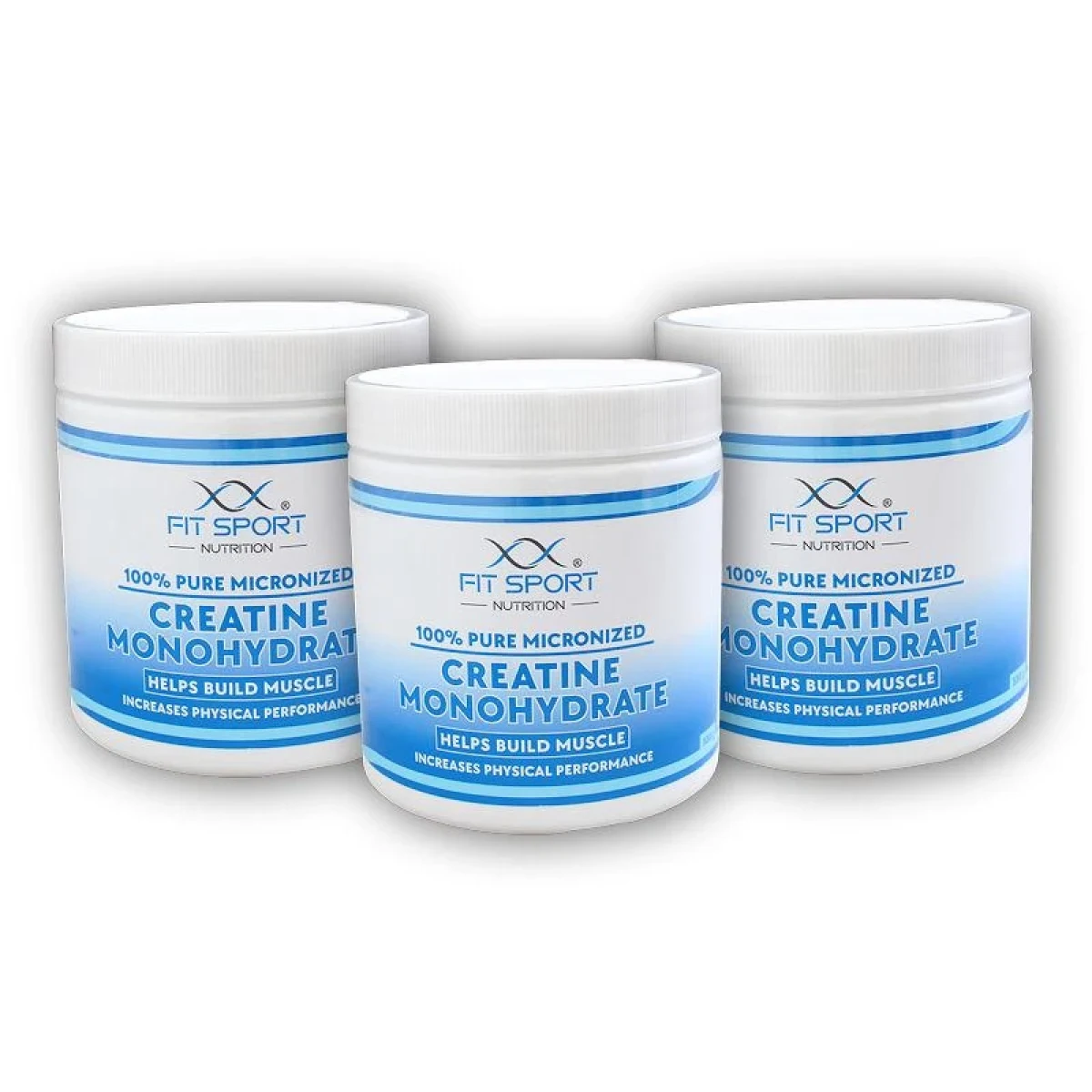FitSport Nutrition 3x 100% Pure Micronized Creatine Monohydrate 330g · záber 1