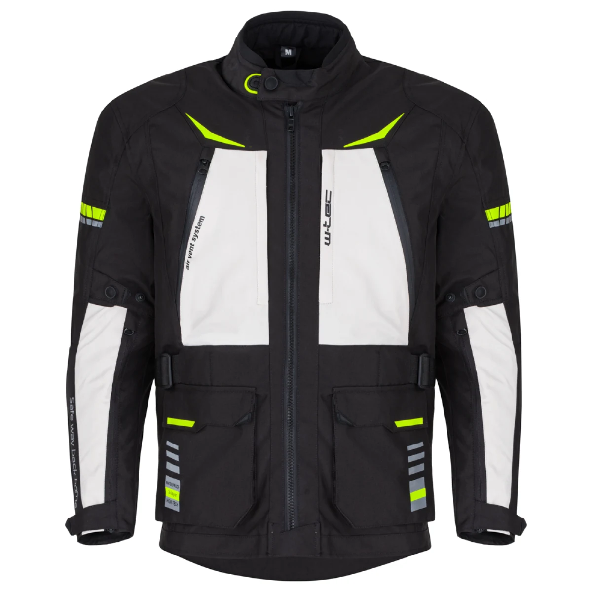 Moto bunda W-TEC Warao Farba čierna-fluo, · záber 2