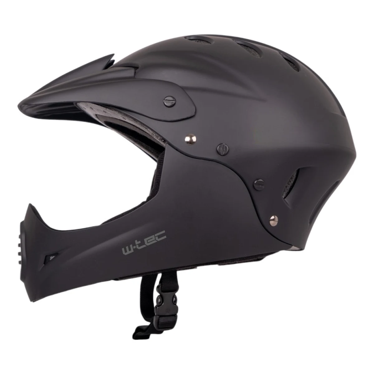 Downhill prilba W-TEC Campanero Matt Black - Veľkosť: 58-61, L · záber 4