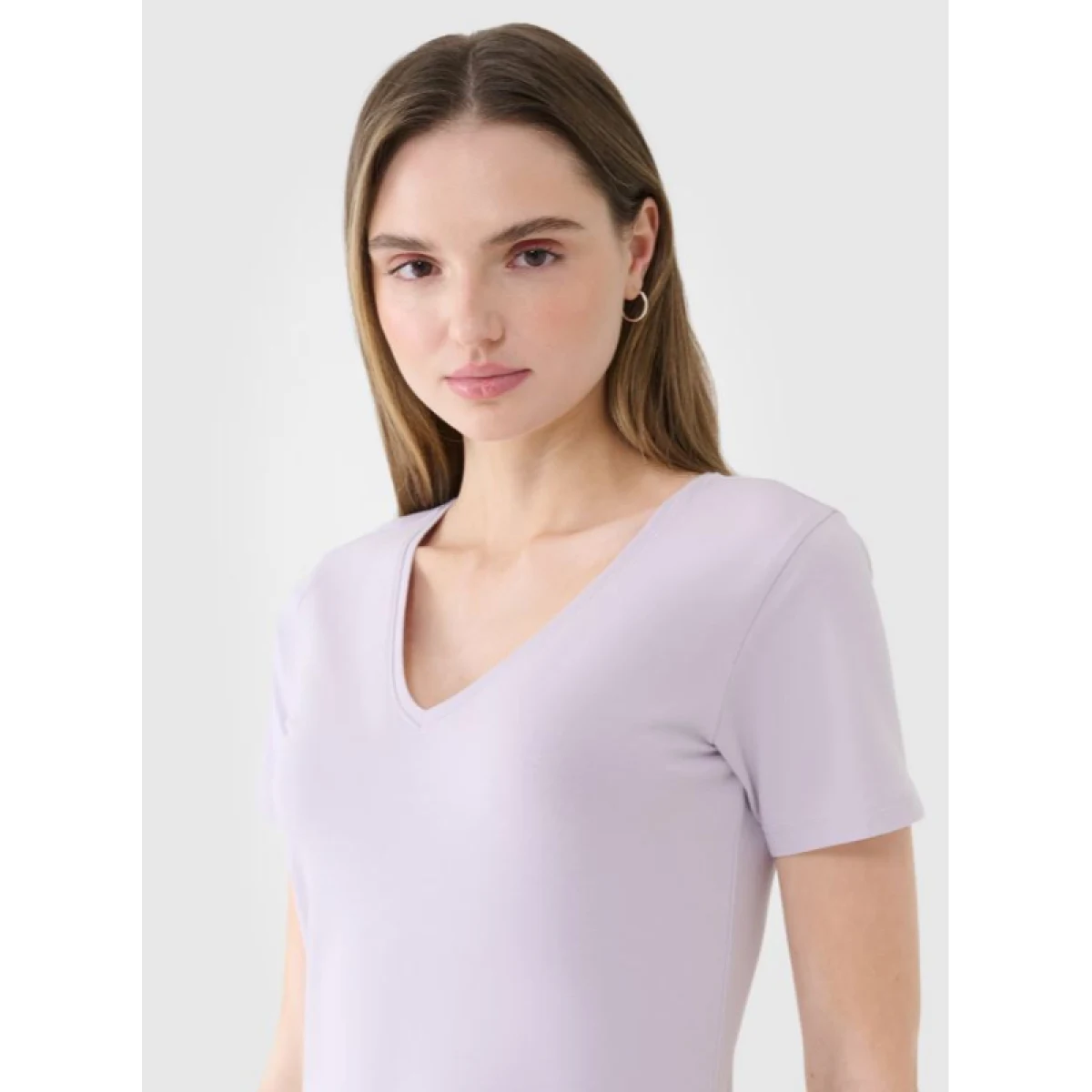 Dámské tričko s krátkým rukávem 4F TSHIRT F1990-52S-LIGHT VIOLET · záber 2