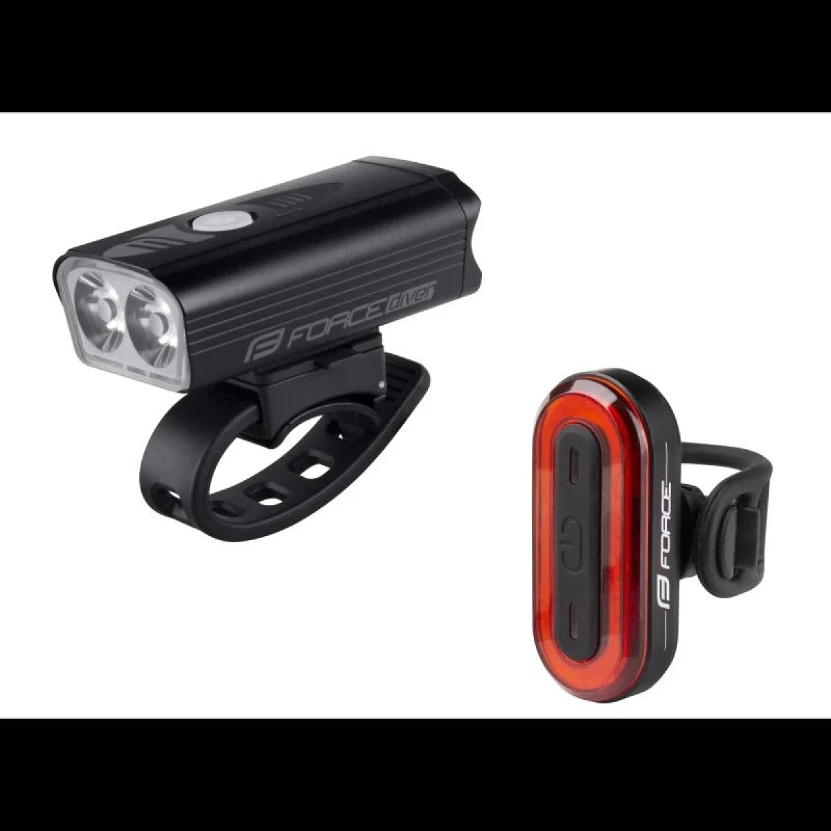 Force Světla sada DIVER ARC USB přední+zadní · záber 1