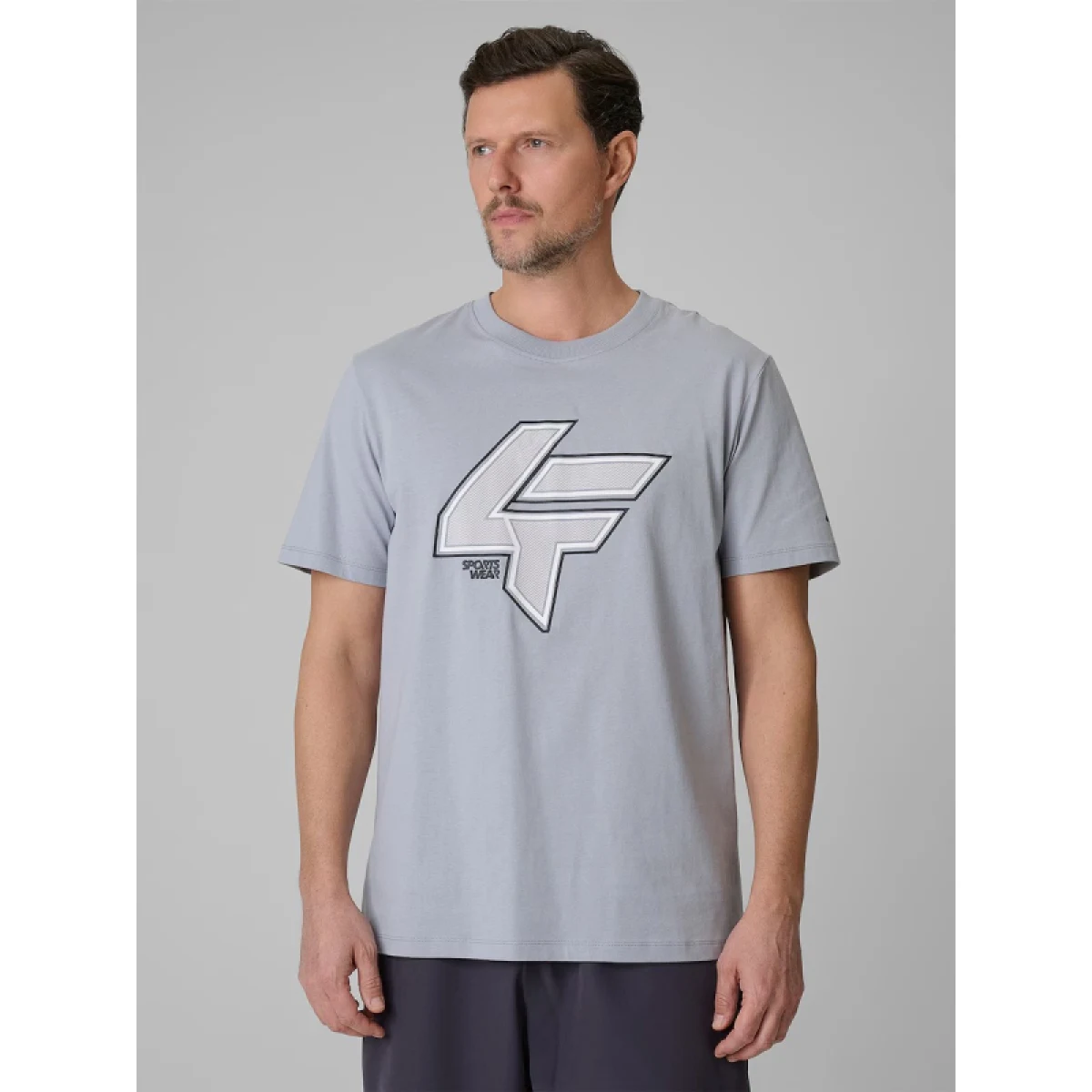 Pánské tričko s krátkým rukávem 4F TSHIRT M2662-27S-COLD LIGHT GREY · záber 2