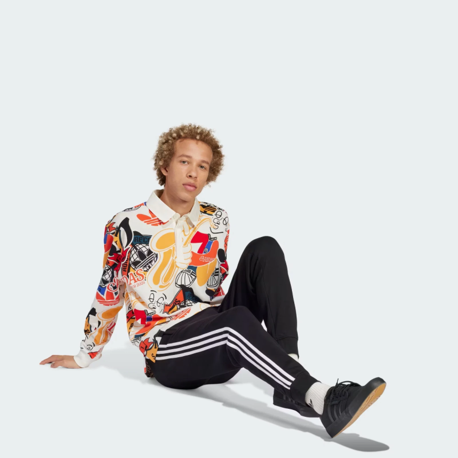 Pánske tepláky ADIDAS ORIGINALS 3-STRIPES PANT-BLACK · záber 4