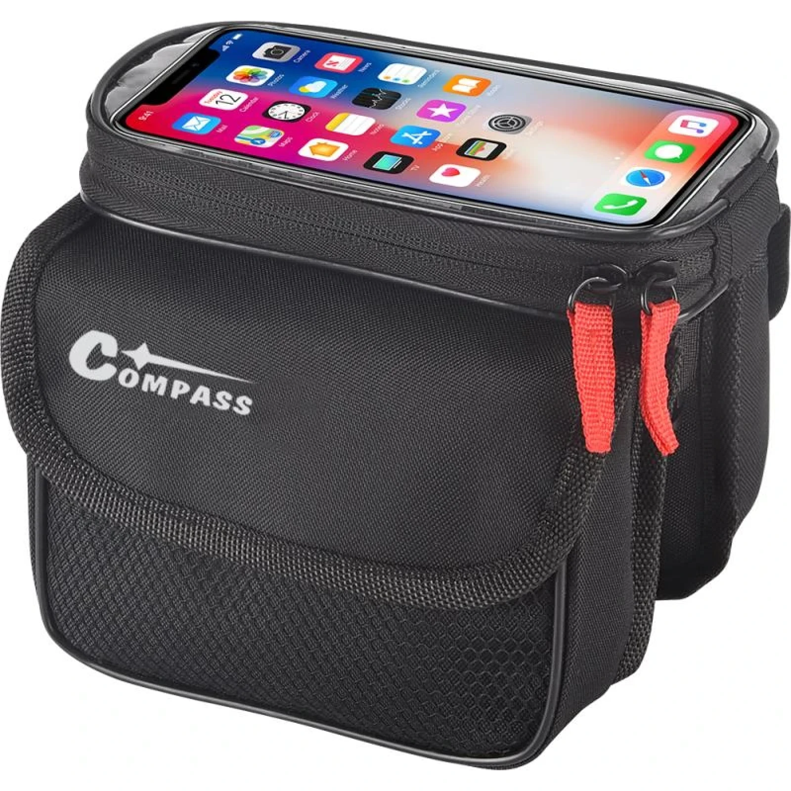 Compass Bike Cyklotaška nad rám oboustranná + PHONE 6,7" · záber 1