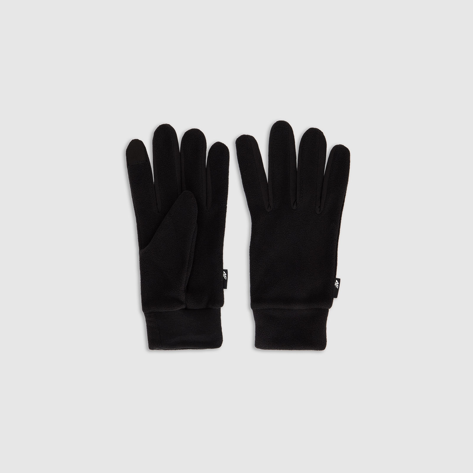 Unisex pletené rukavice Touch Screen - čierne · záber 1