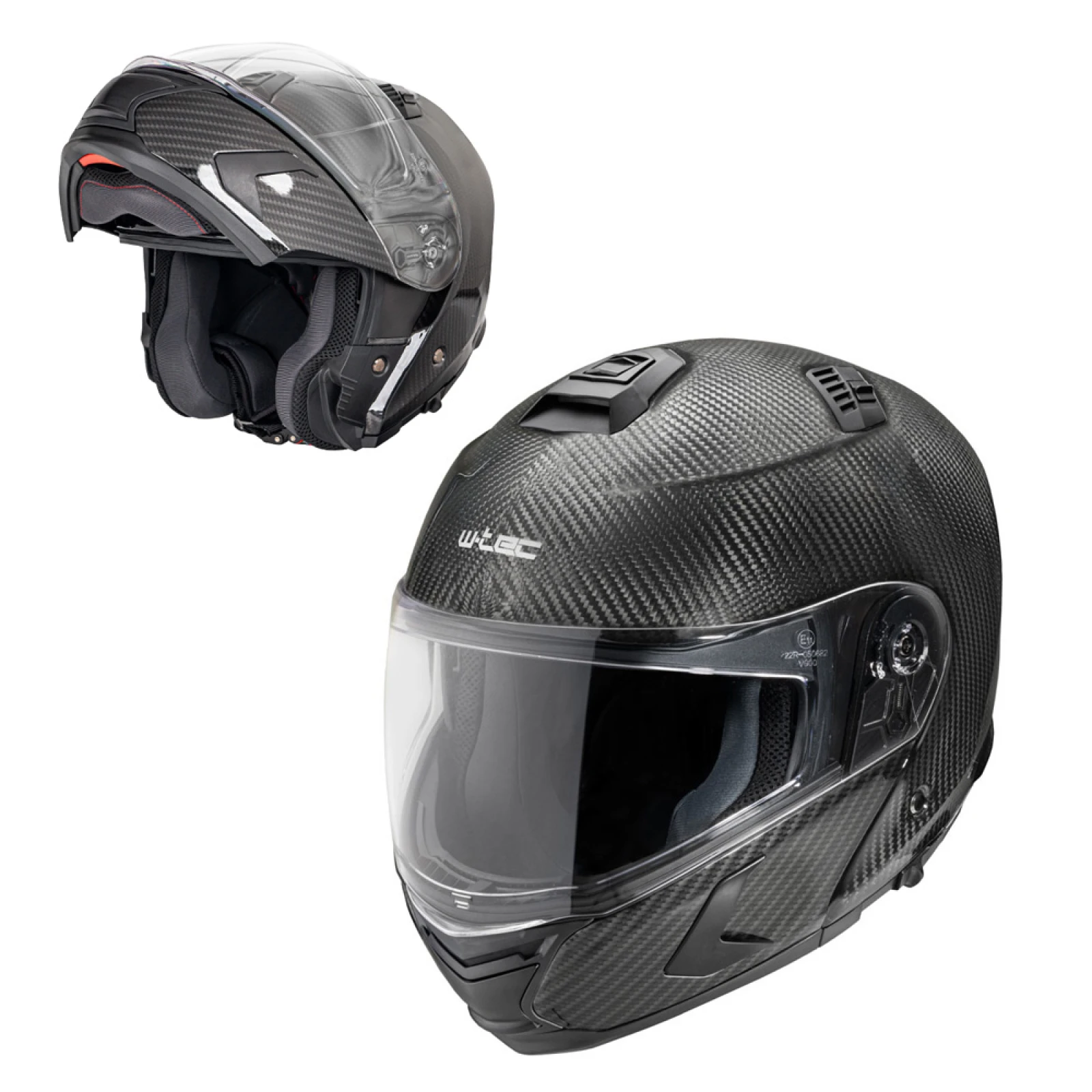 W-TEC Tensiler karbón lesk - XXL (63-64) · záber 1