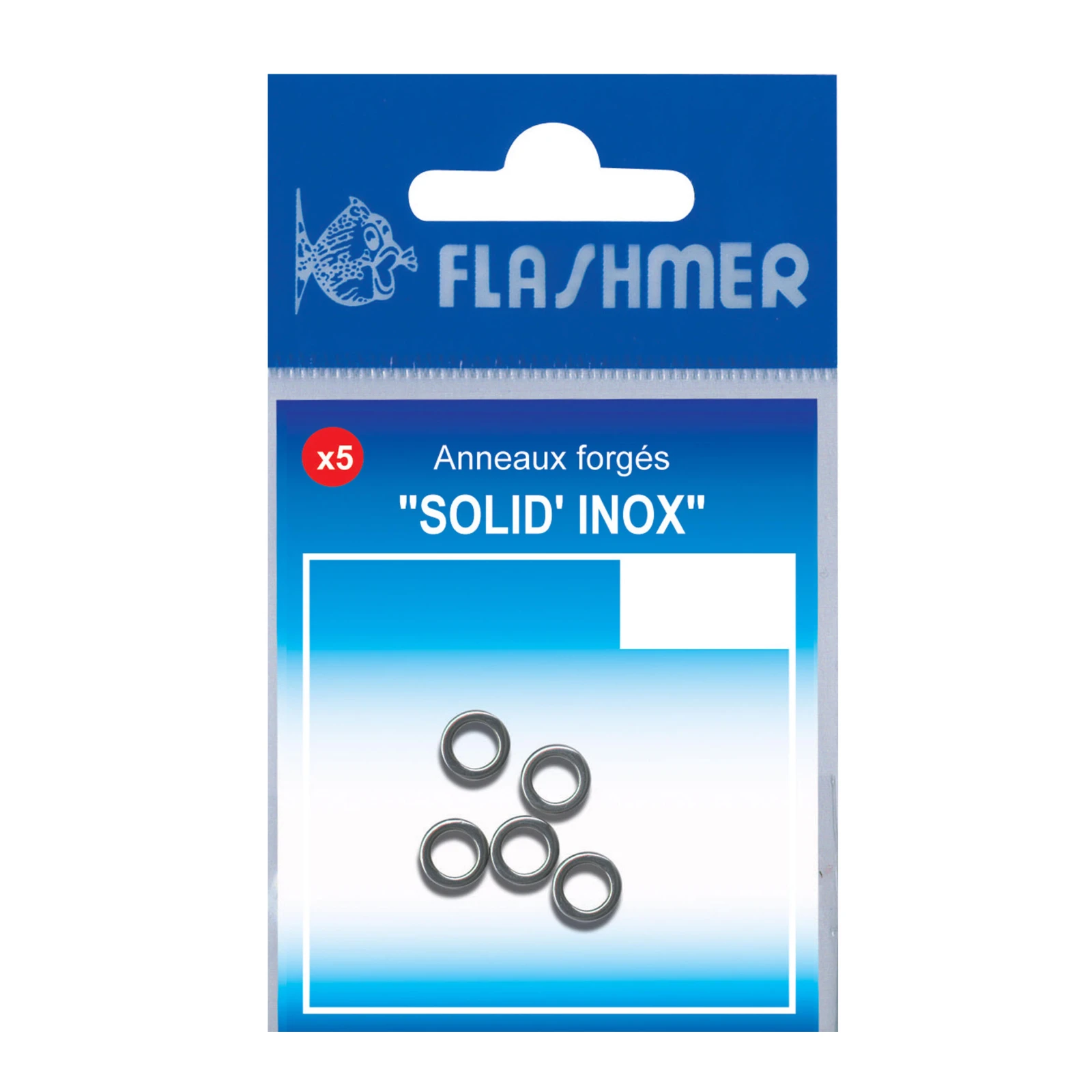 FLASHMER Antikorové krúžky Solid Ring na lov v mori č. 9 · záber 1