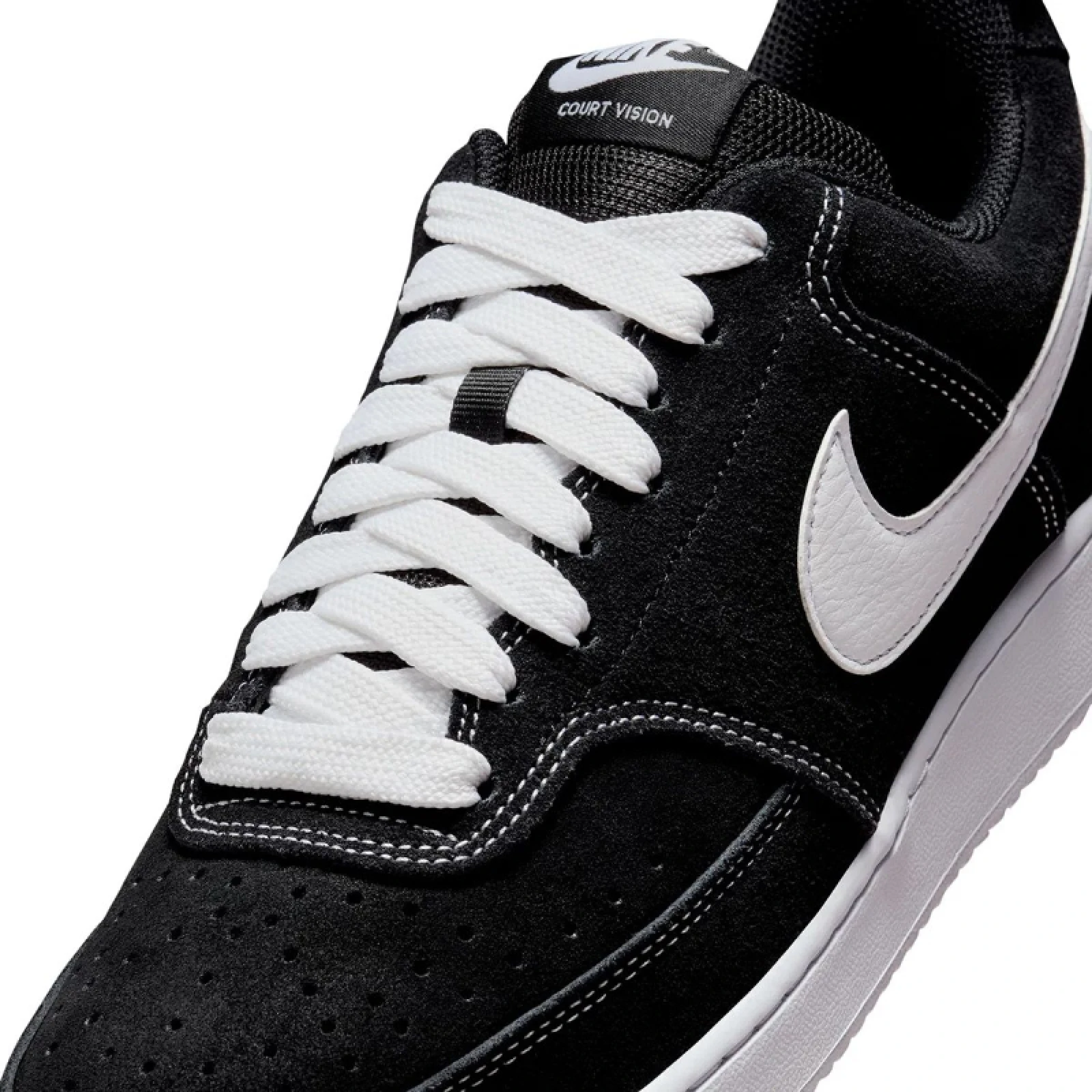 Pánska vychádzková obuv NIKE Court Vision Low FL M black white · záber 6