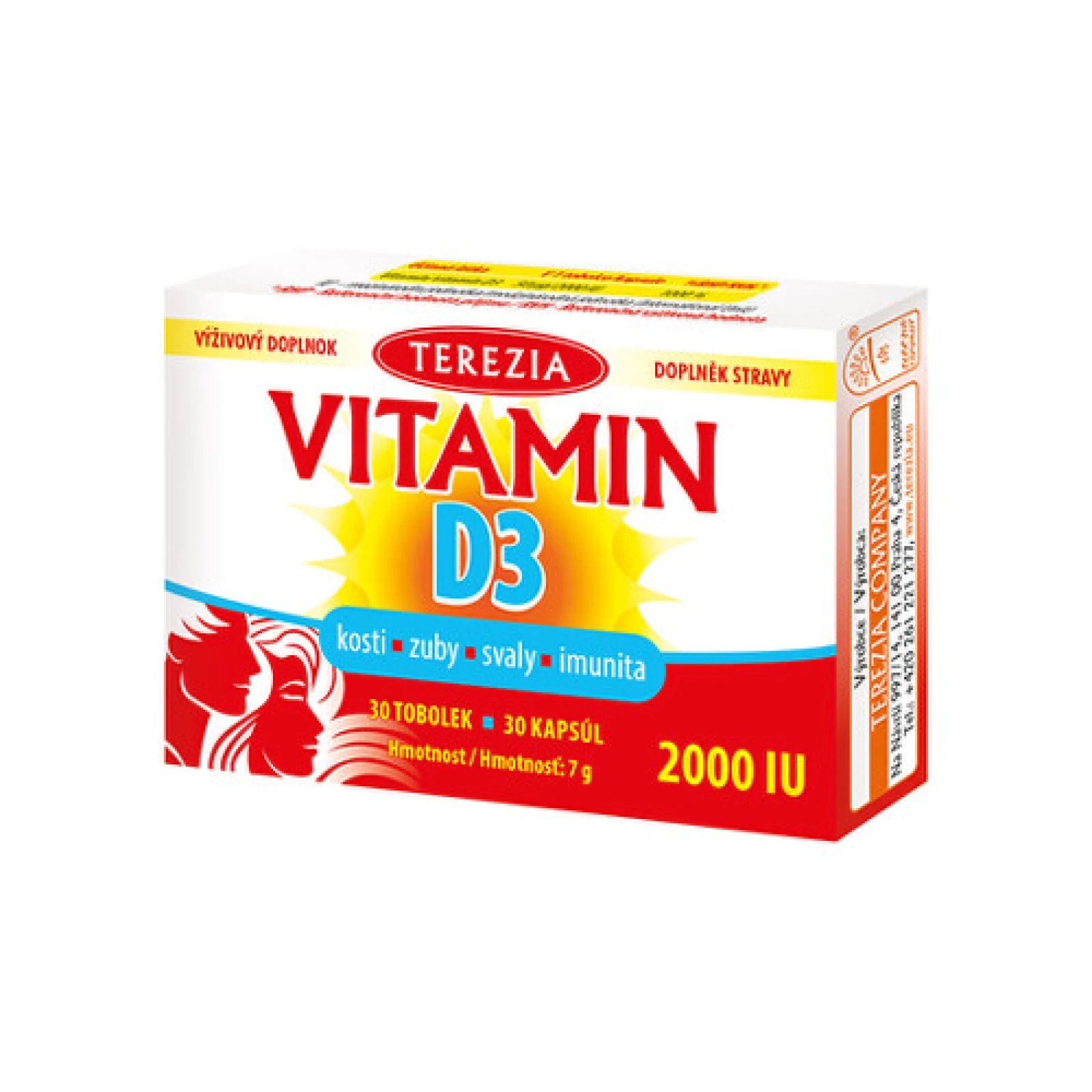 TEREZIA Vitamín D3 2000 IU 30 kapsúl · záber 1