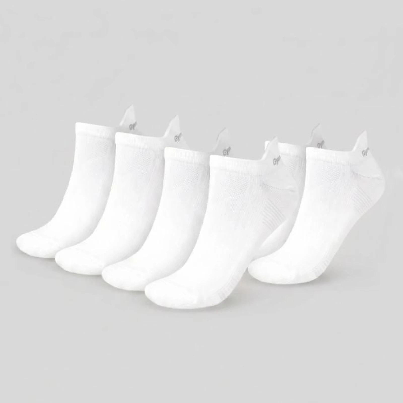 GymBeam Ponožky Tab 3Pack White L · záber 1