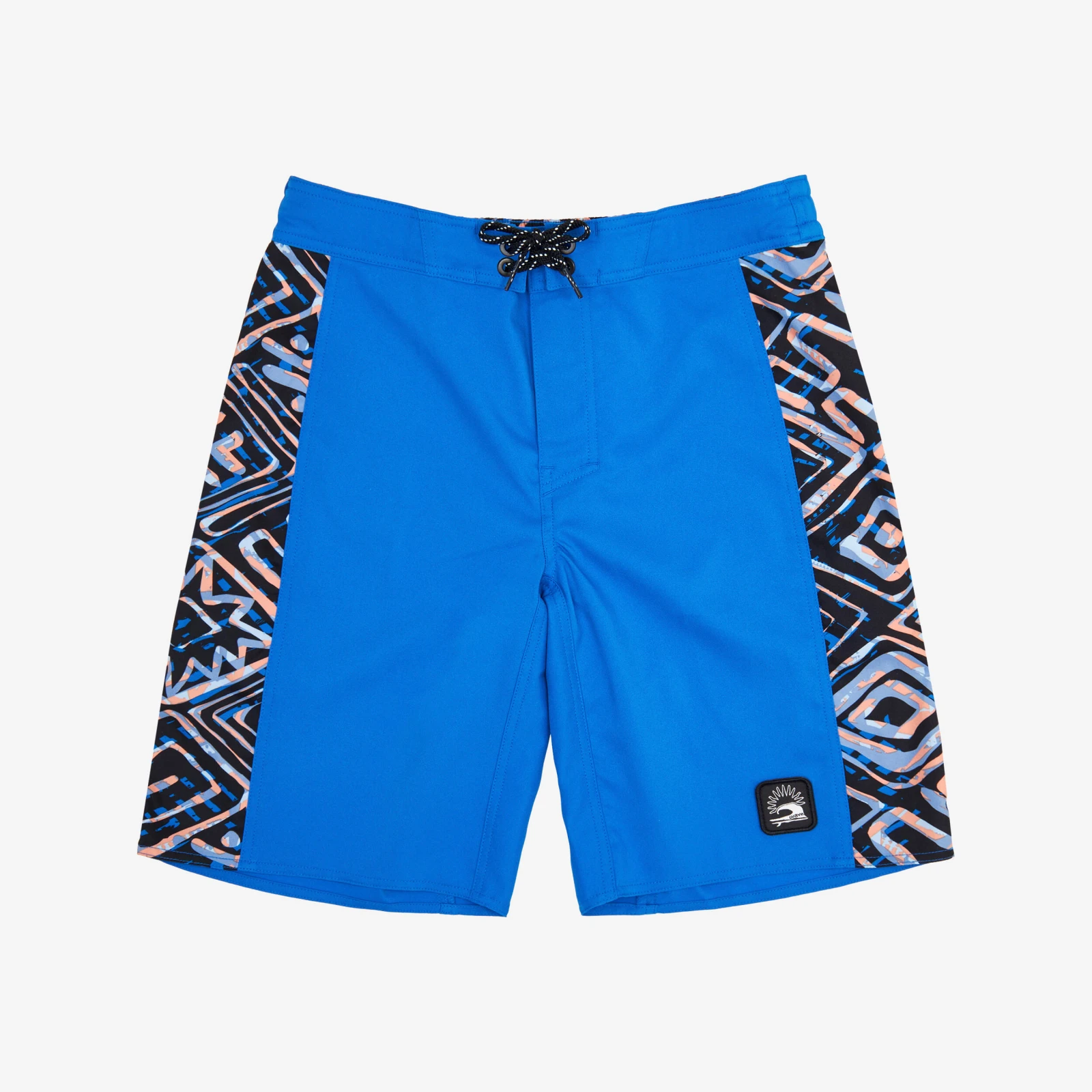 DECATHLON Chlapčenské boardové šortky 900 Band modré 8-9 r (131-140 cm) · záber 8