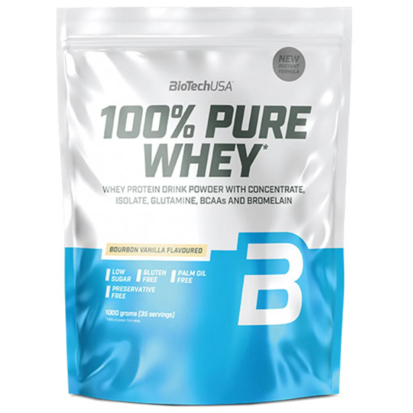 BioTechUSA 100% PURE WHEY príchuť bourbon vanilka 900g · záber 1