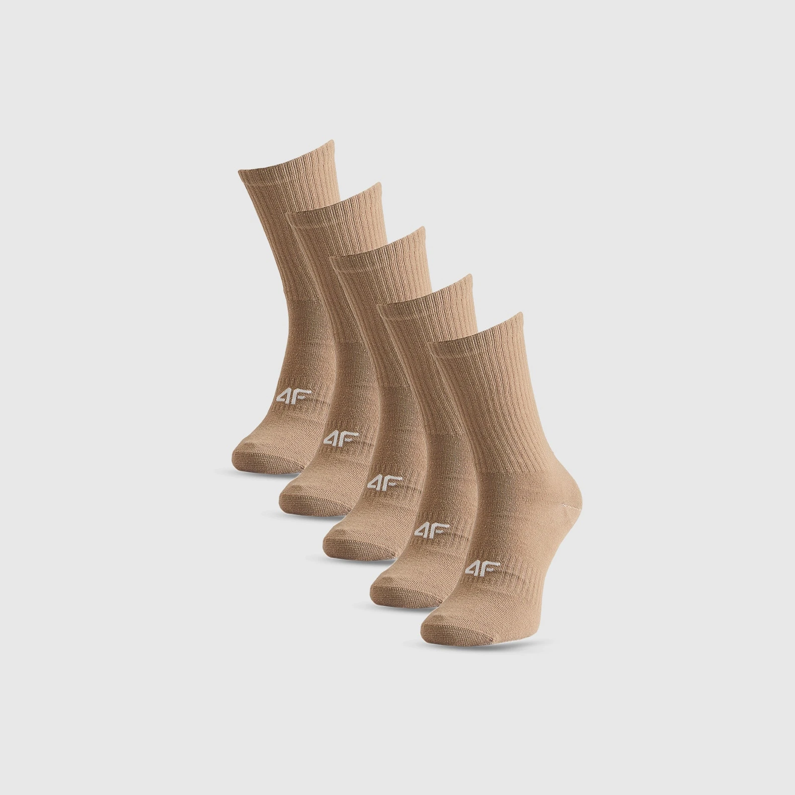 Ponožky dlouhé (5-pack) dámské - béžové · záber 1
