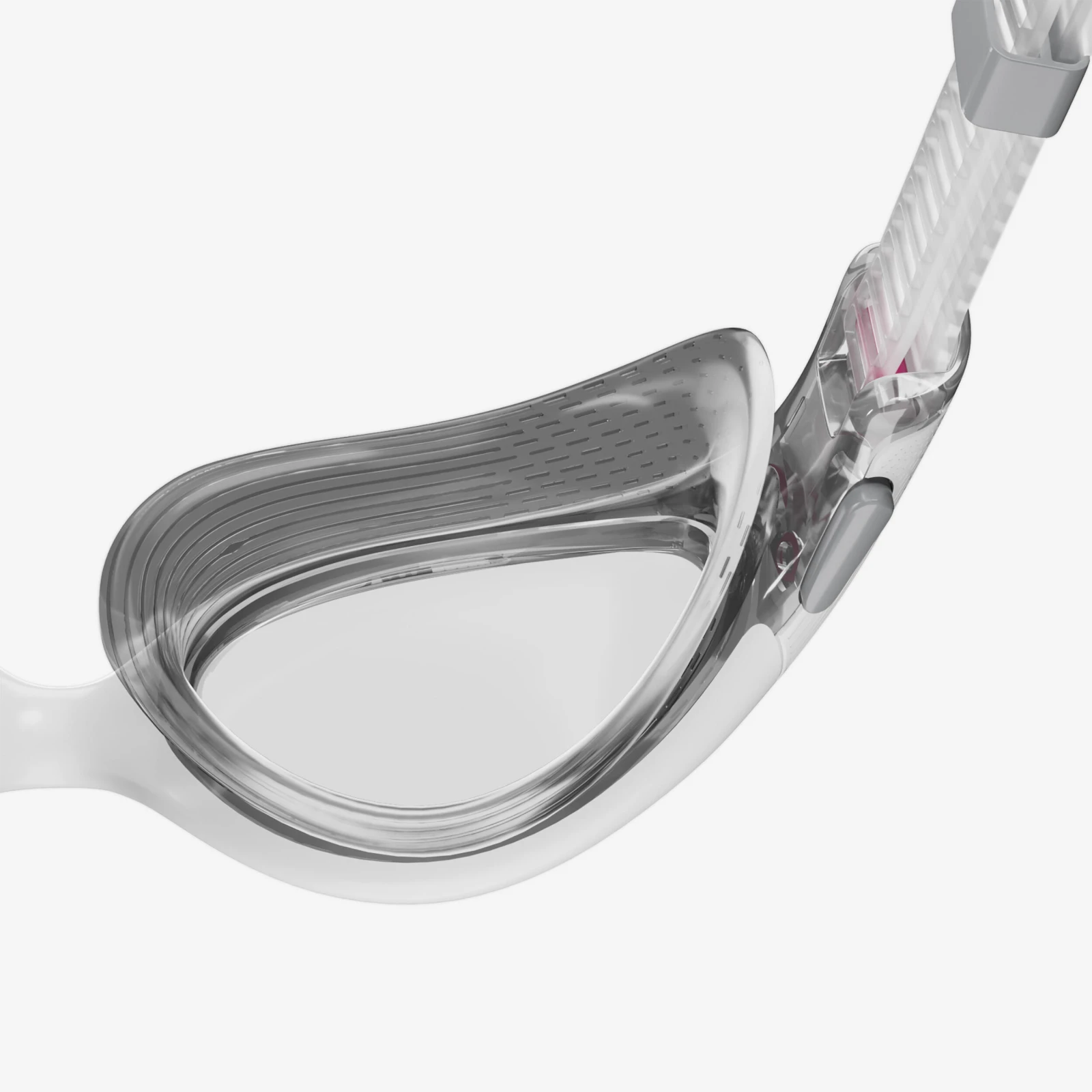 SPEEDO Plavecké okuliare priehľadné SPEEDO BIOFUSE 2.0, dámske bielo-sivé jedna veľkosť · záber 2