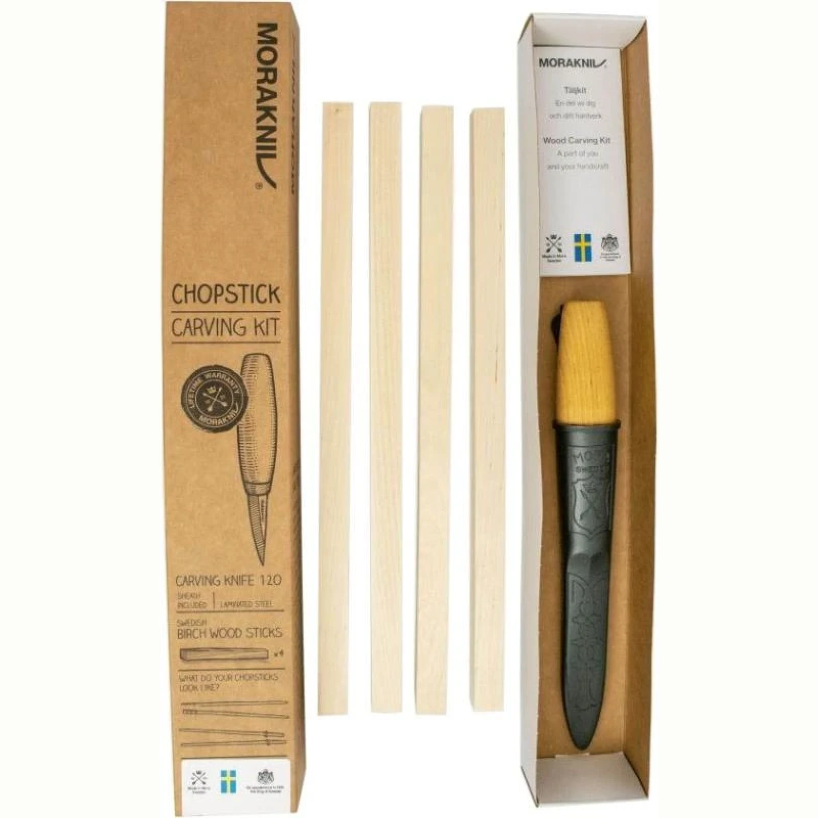 Morakniv Chopstick Woodcarving Kit (C) řezbářská sada · záber 1